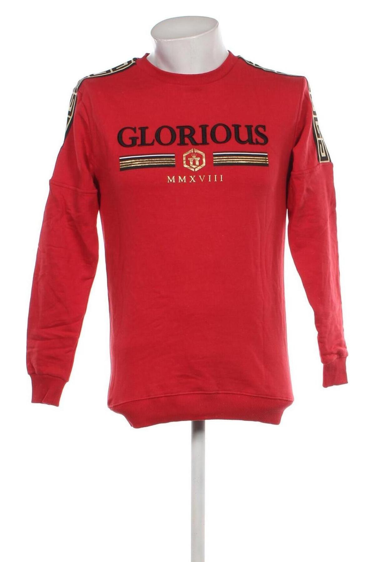 Herren Shirt Glorious Gangsta, Größe XS, Farbe Rot, Preis 6,58 €