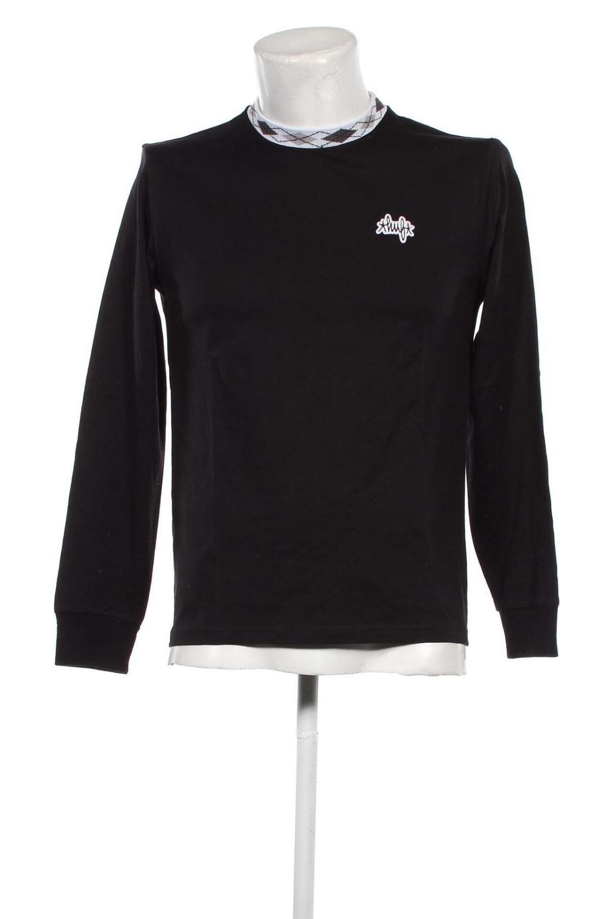 Ανδρική μπλούζα Huf, Μέγεθος S, Χρώμα Μαύρο, Τιμή 31,96 €