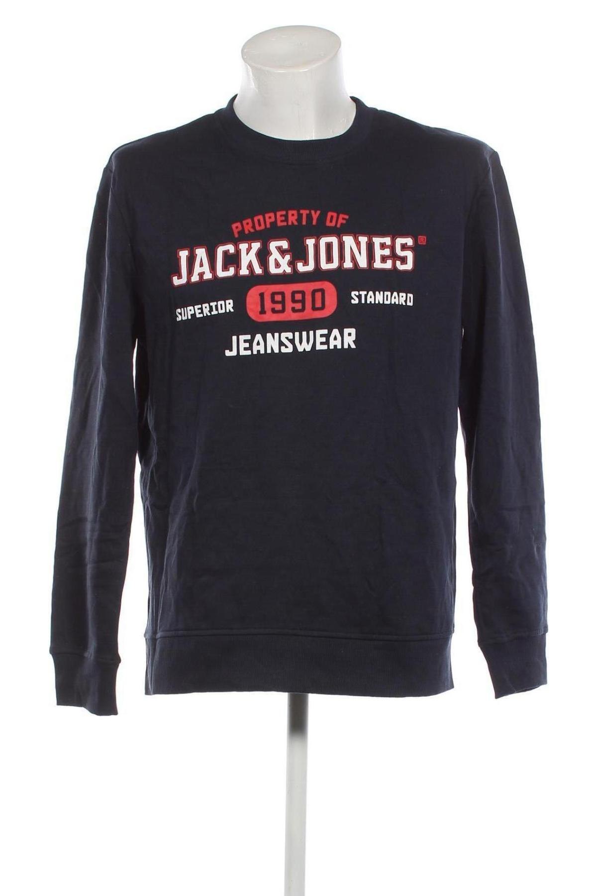 Мъжка блуза Jack & Jones, Размер XL, Цвят Син, Цена 12,00 лв.
