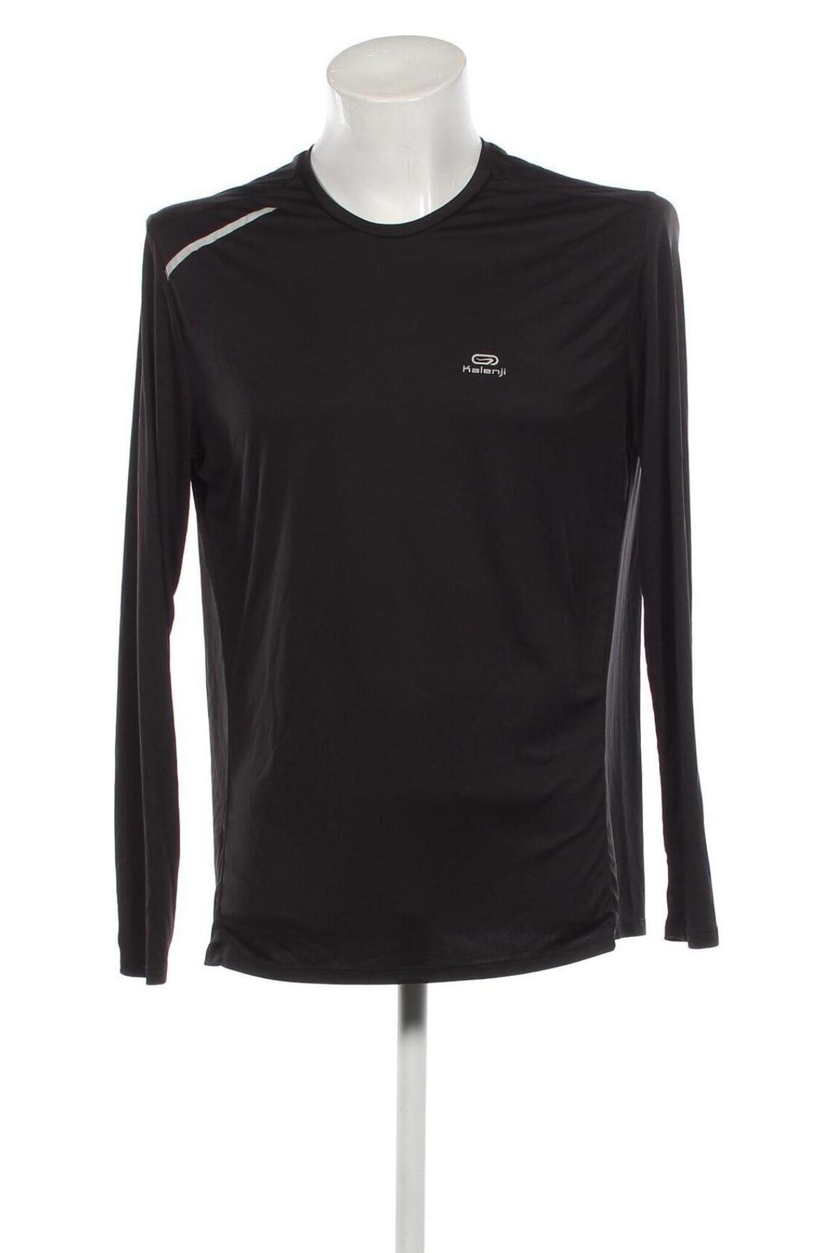 Ανδρική μπλούζα Kalenji, Μέγεθος XL, Χρώμα Μαύρο, Τιμή 14,23 €
