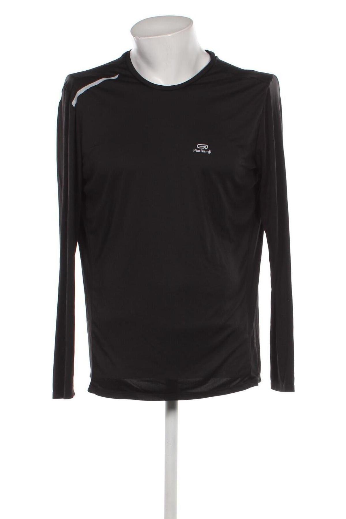 Мъжка блуза Kalenji, Размер XL, Цвят Черен, Цена 5,75 лв.