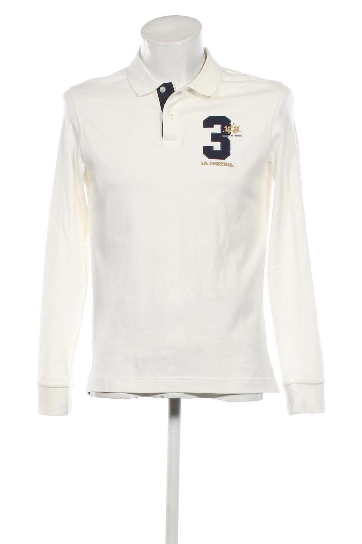 Ανδρική μπλούζα La Martina, Μέγεθος M, Χρώμα Λευκό, Τιμή 73,00 €