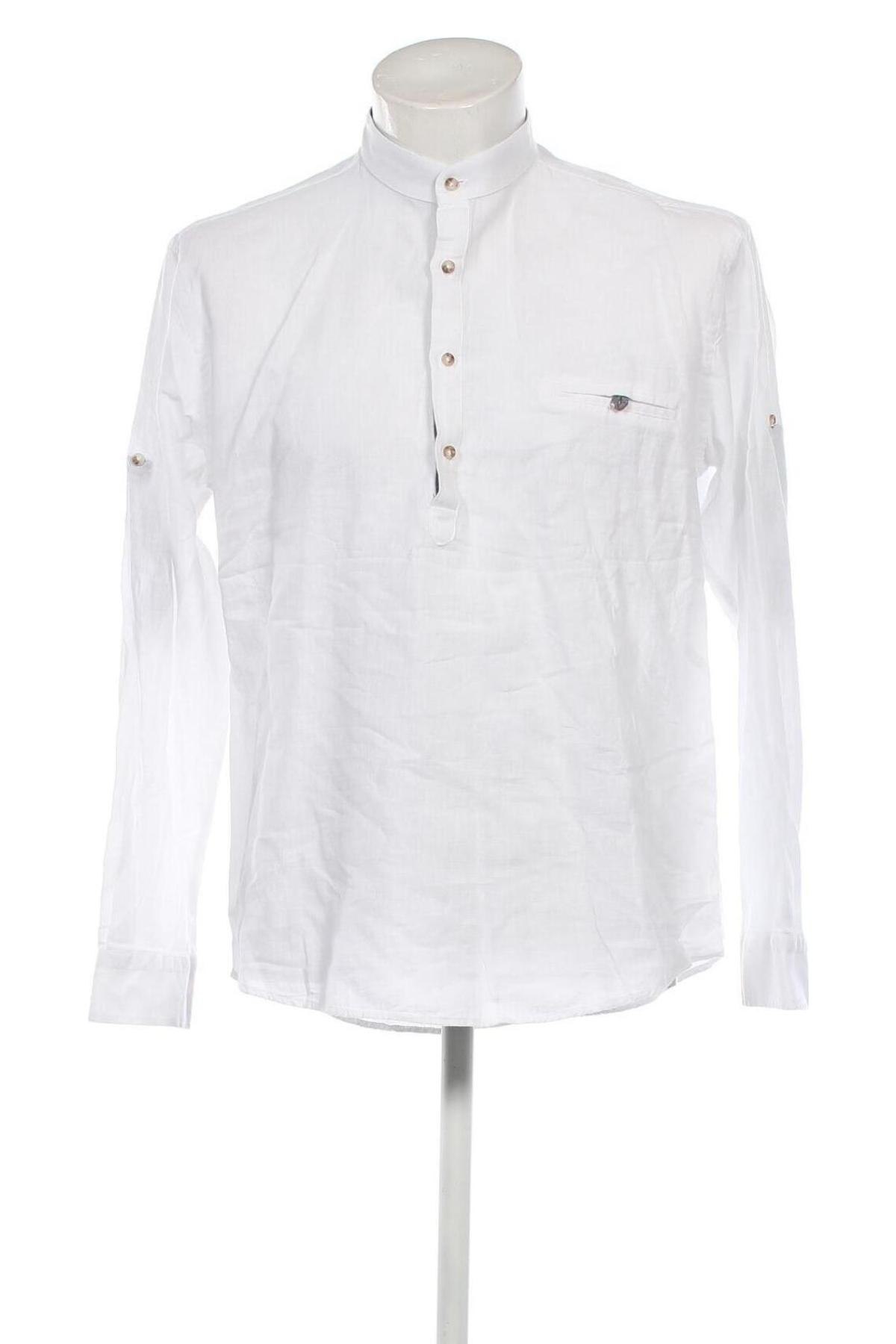 Herren Shirt Leif Nelson, Größe L, Farbe Weiß, Preis 13,22 €