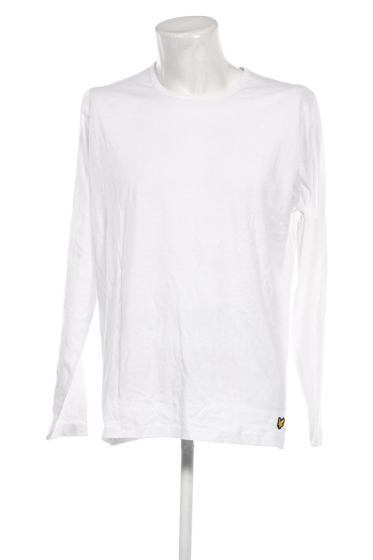 Мъжка блуза Lyle & Scott, Размер XL, Цвят Бял, Цена 43,20 лв.
