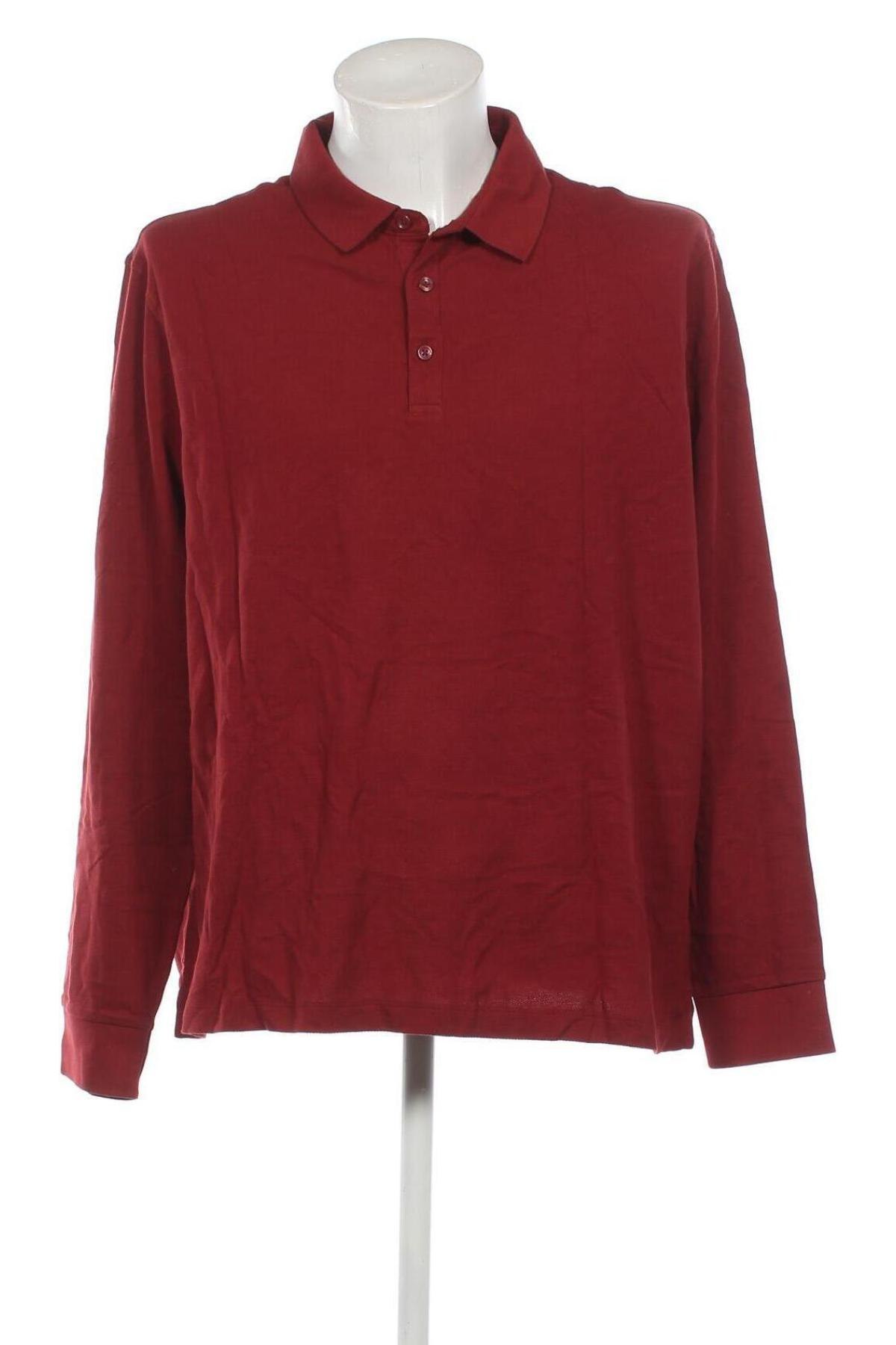 Ανδρική μπλούζα Marks & Spencer, Μέγεθος 3XL, Χρώμα Κόκκινο, Τιμή 8,66 €