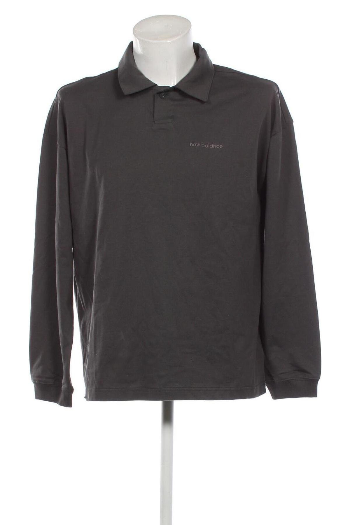 Ανδρική μπλούζα New Balance, Μέγεθος M, Χρώμα Γκρί, Τιμή 39,53 €