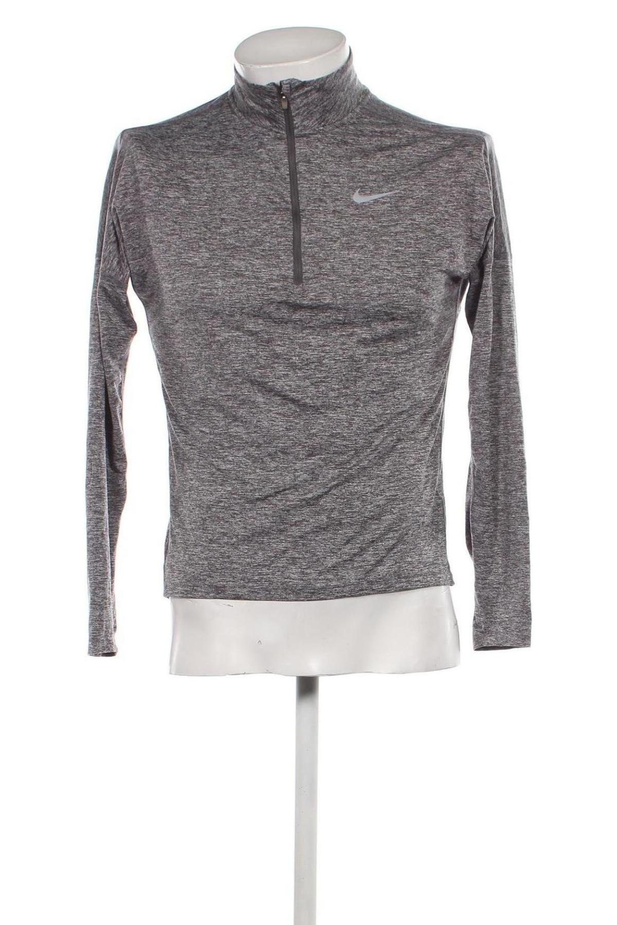 Herren Shirt Nike Running, Größe M, Farbe Grau, Preis € 23,66