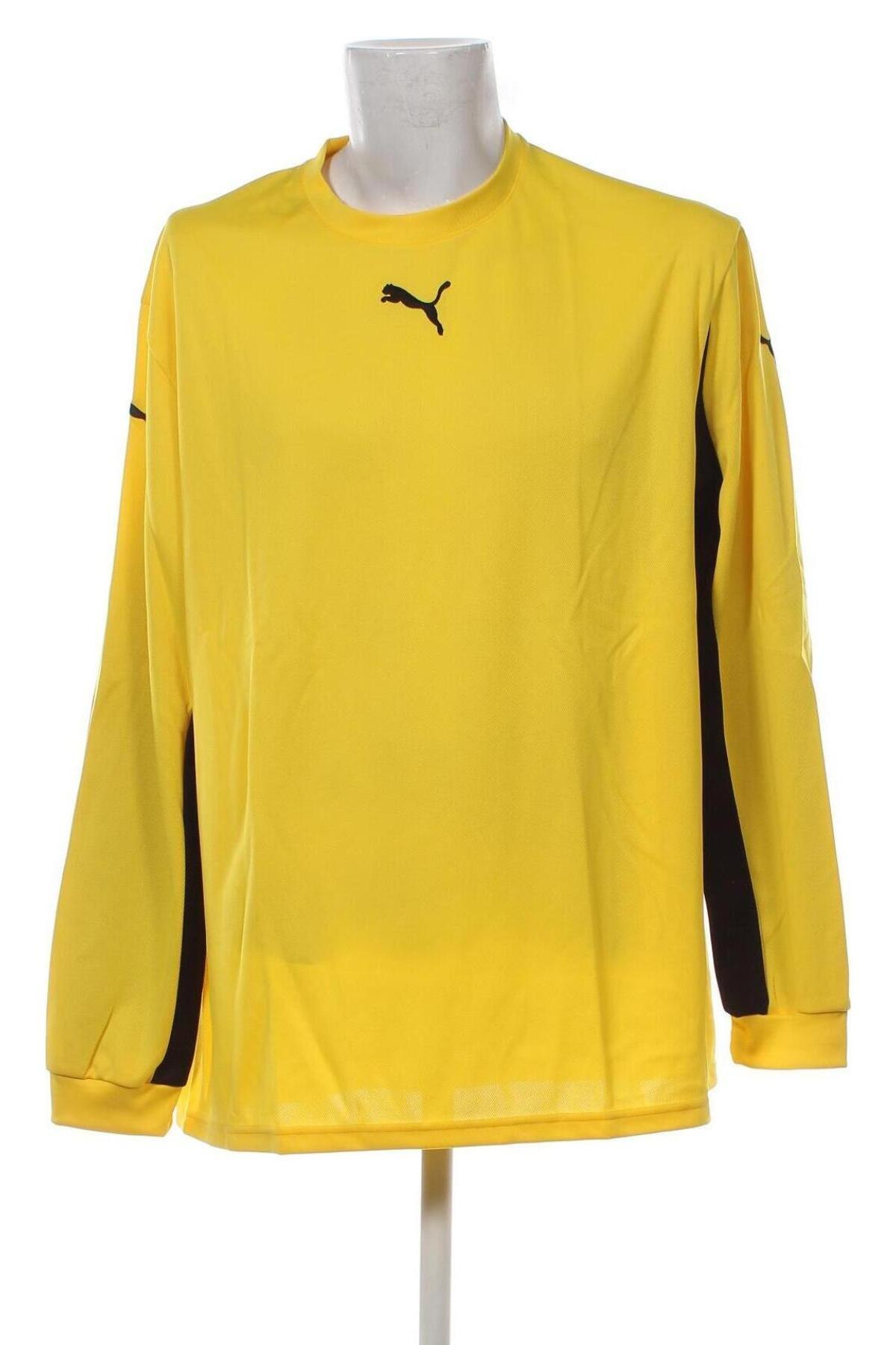 Ανδρική μπλούζα PUMA, Μέγεθος XXL, Χρώμα Κίτρινο, Τιμή 17,86 €