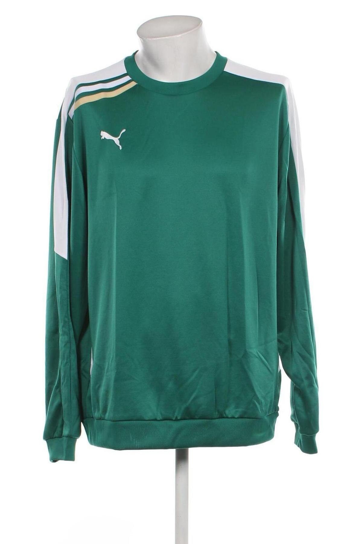 Мъжка блуза PUMA, Размер XXL, Цвят Зелен, Цена 25,41 лв.