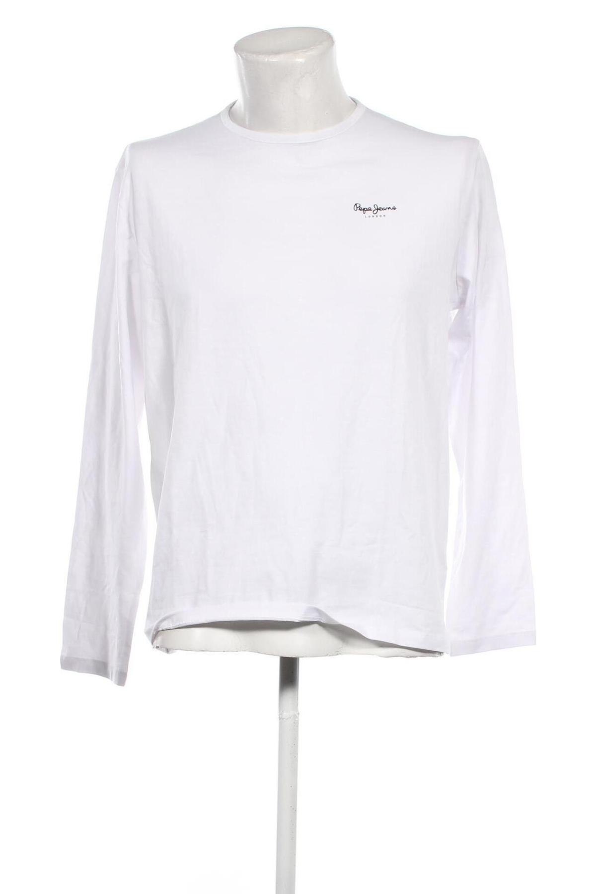 Мъжка блуза Pepe Jeans, Размер XL, Цвят Бял, Цена 99,36 лв.