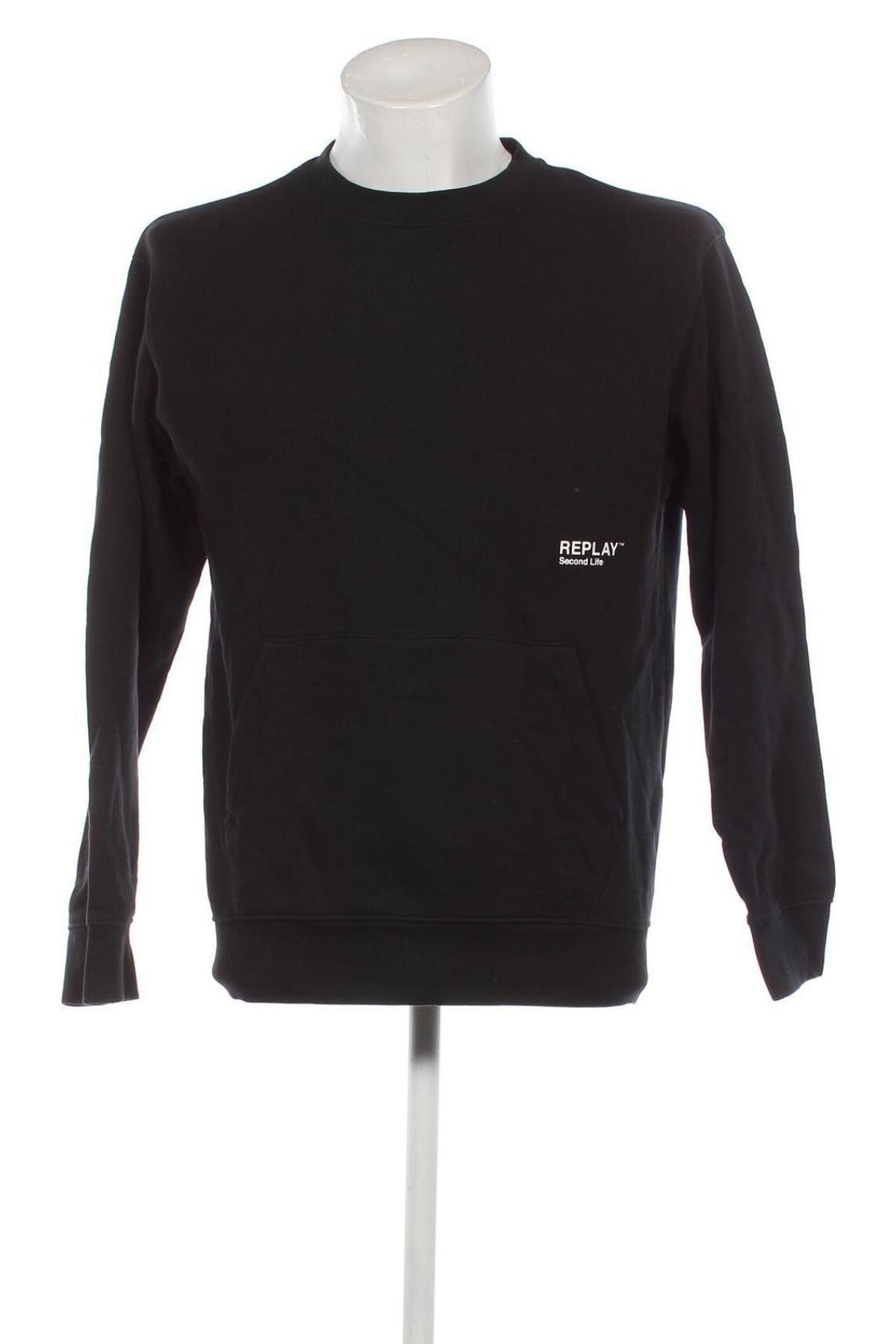 Ανδρική μπλούζα Replay, Μέγεθος M, Χρώμα Μαύρο, Τιμή 61,71 €