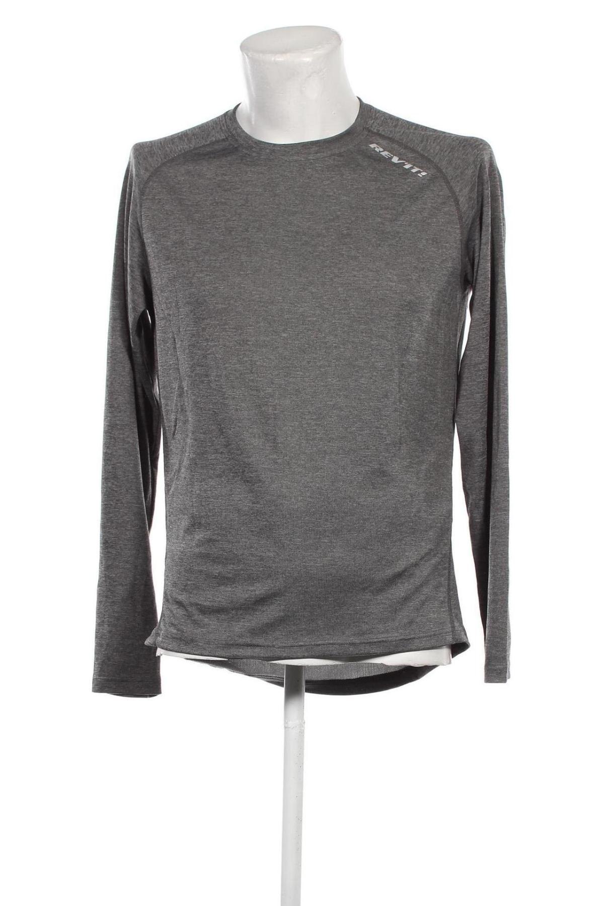 Ανδρική μπλούζα Rev'it, Μέγεθος L, Χρώμα Γκρί, Τιμή 21,03 €