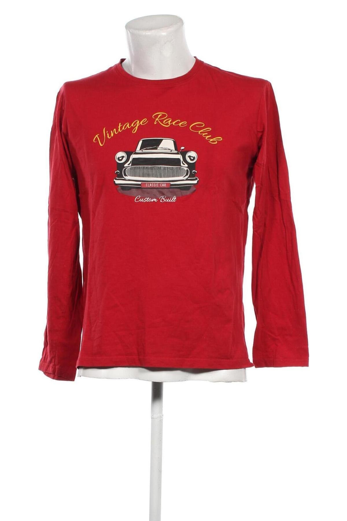 Herren Shirt Tex, Größe L, Farbe Rot, Preis 5,19 €