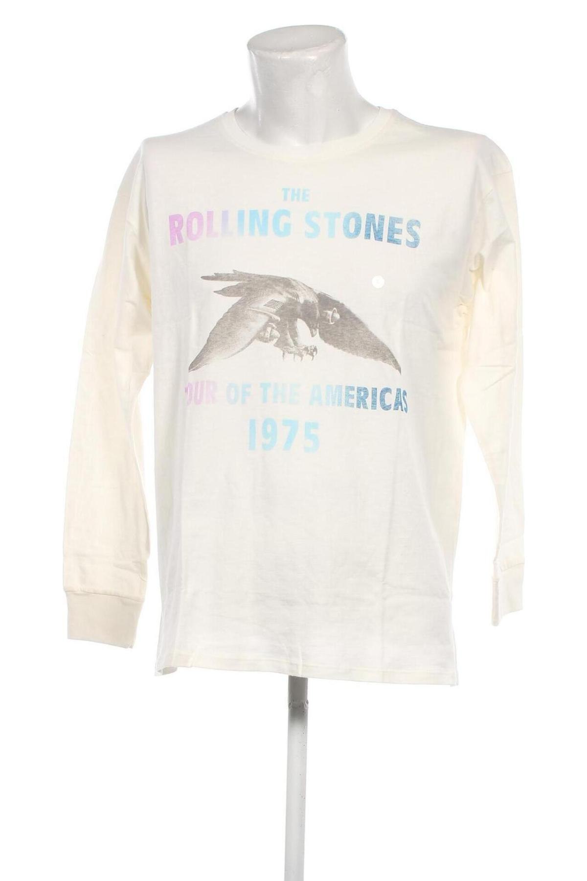 Ανδρική μπλούζα The Rolling Stones, Μέγεθος L, Χρώμα Εκρού, Τιμή 15,66 €