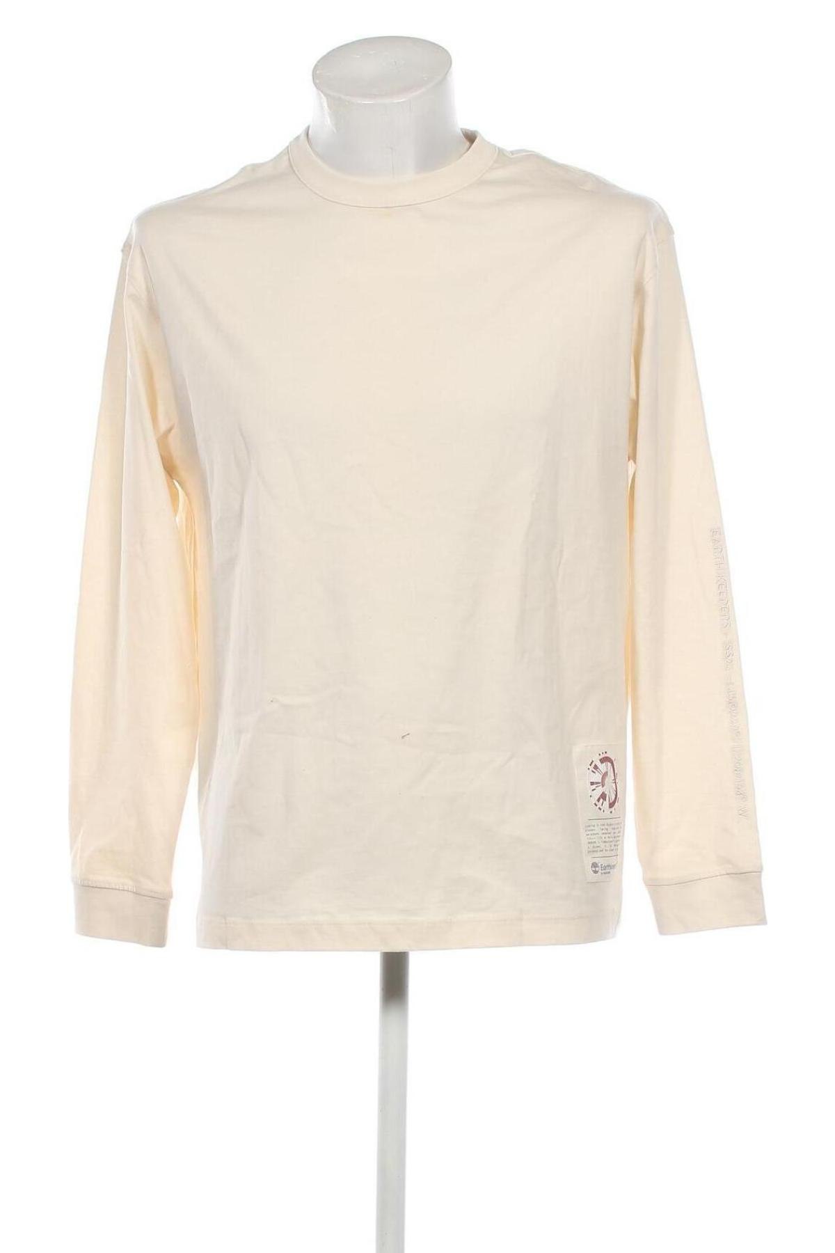 Ανδρική μπλούζα Timberland, Μέγεθος S, Χρώμα Εκρού, Τιμή 57,20 €