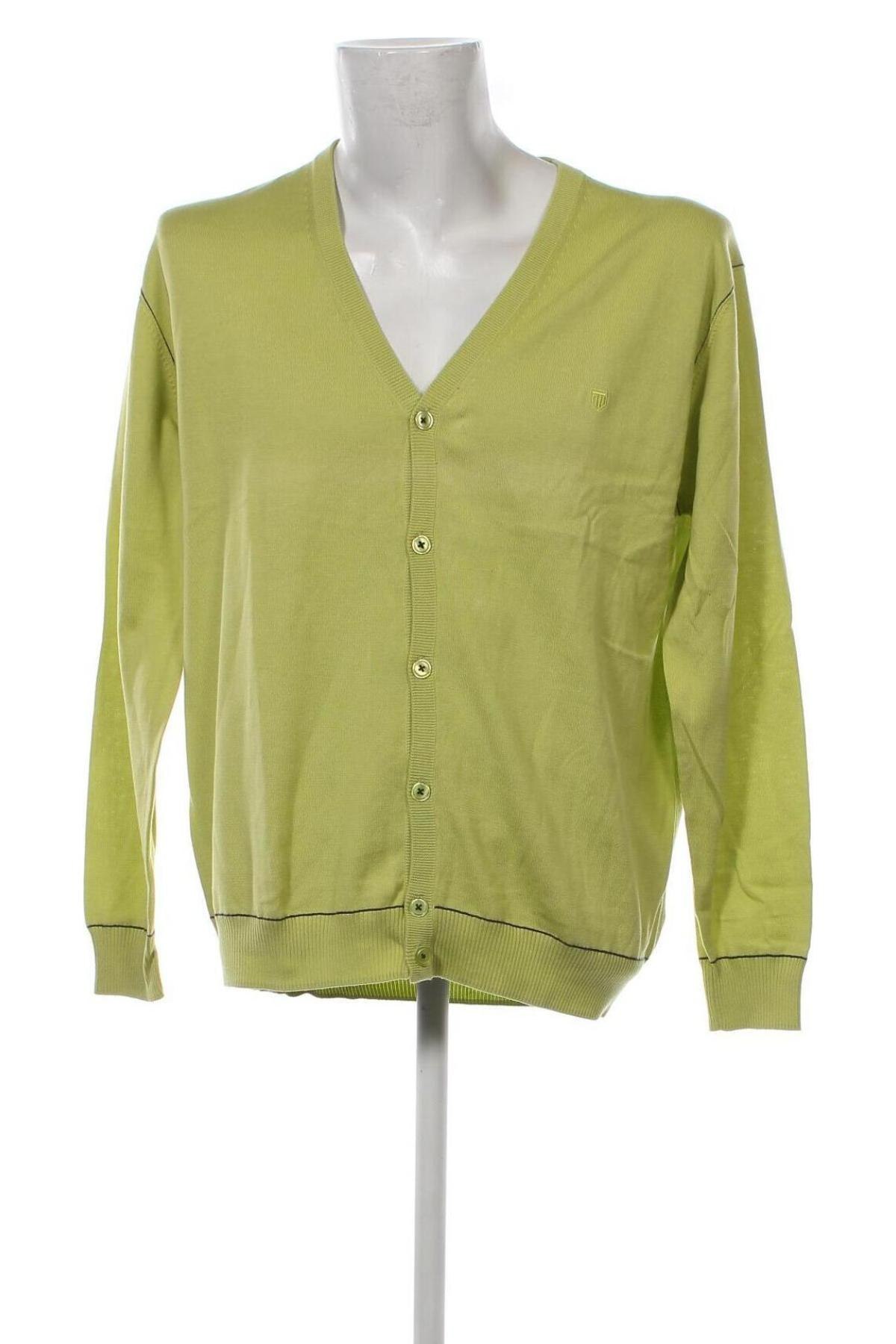 Jachetă tricotată de bărbați Basefield, Mărime XXL, Culoare Verde, Preț 181,18 Lei