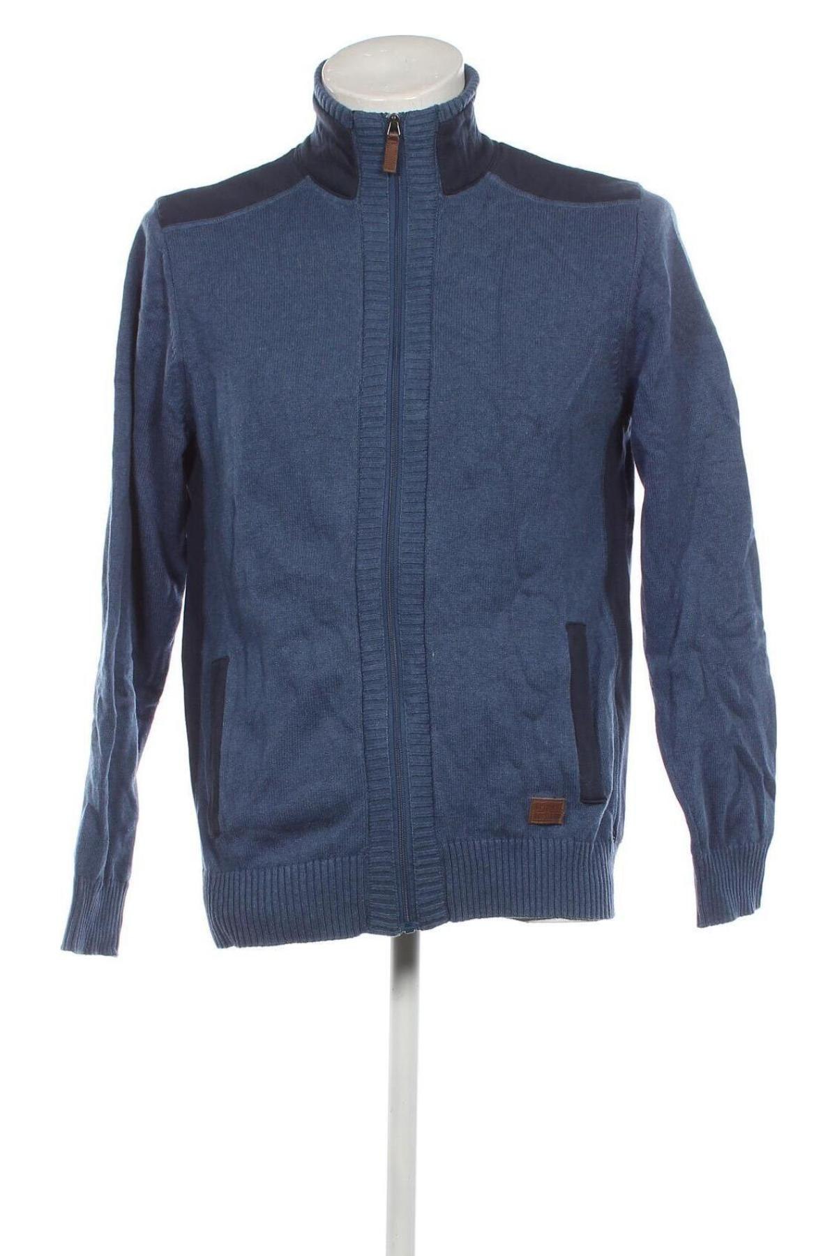 Jachetă tricotată de bărbați Bexleys, Mărime L, Culoare Albastru, Preț 157,89 Lei