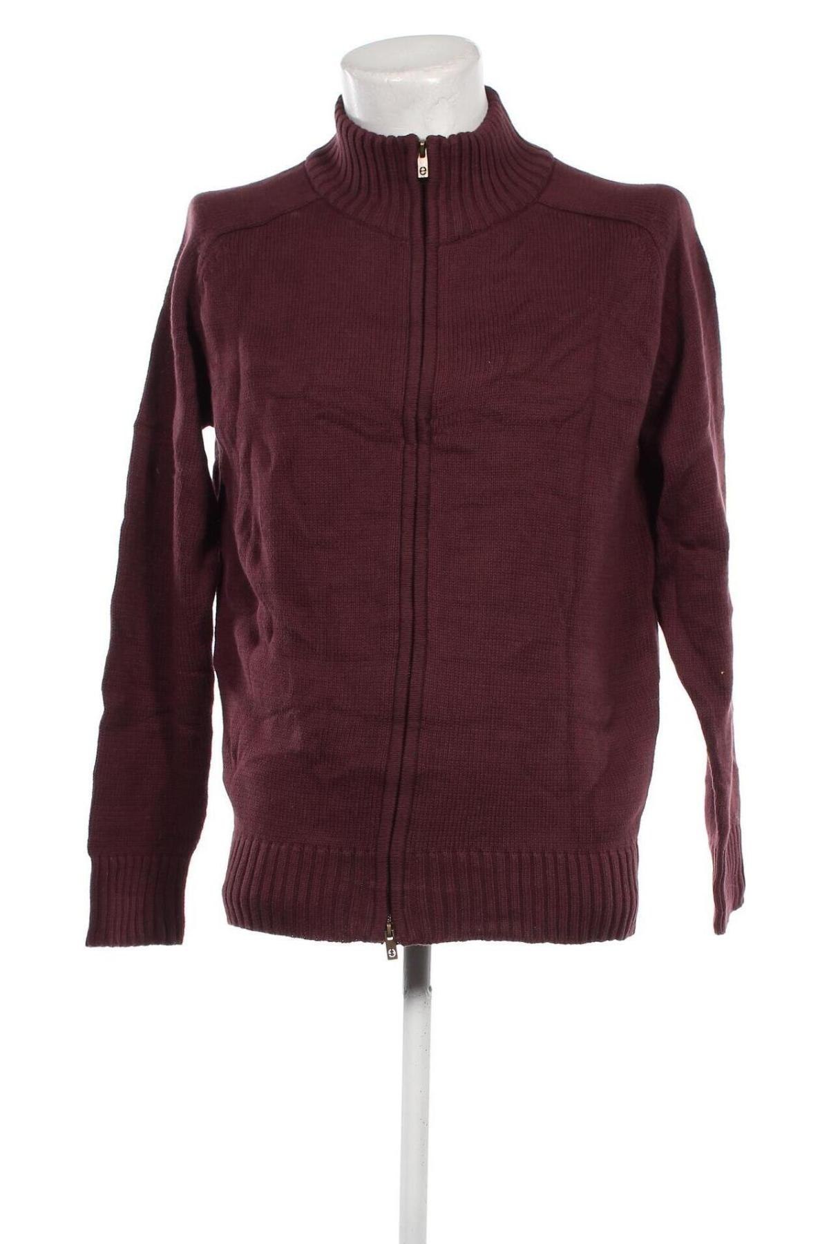 Herren Strickjacke Ellos, Größe L, Farbe Rot, Preis 15,62 €