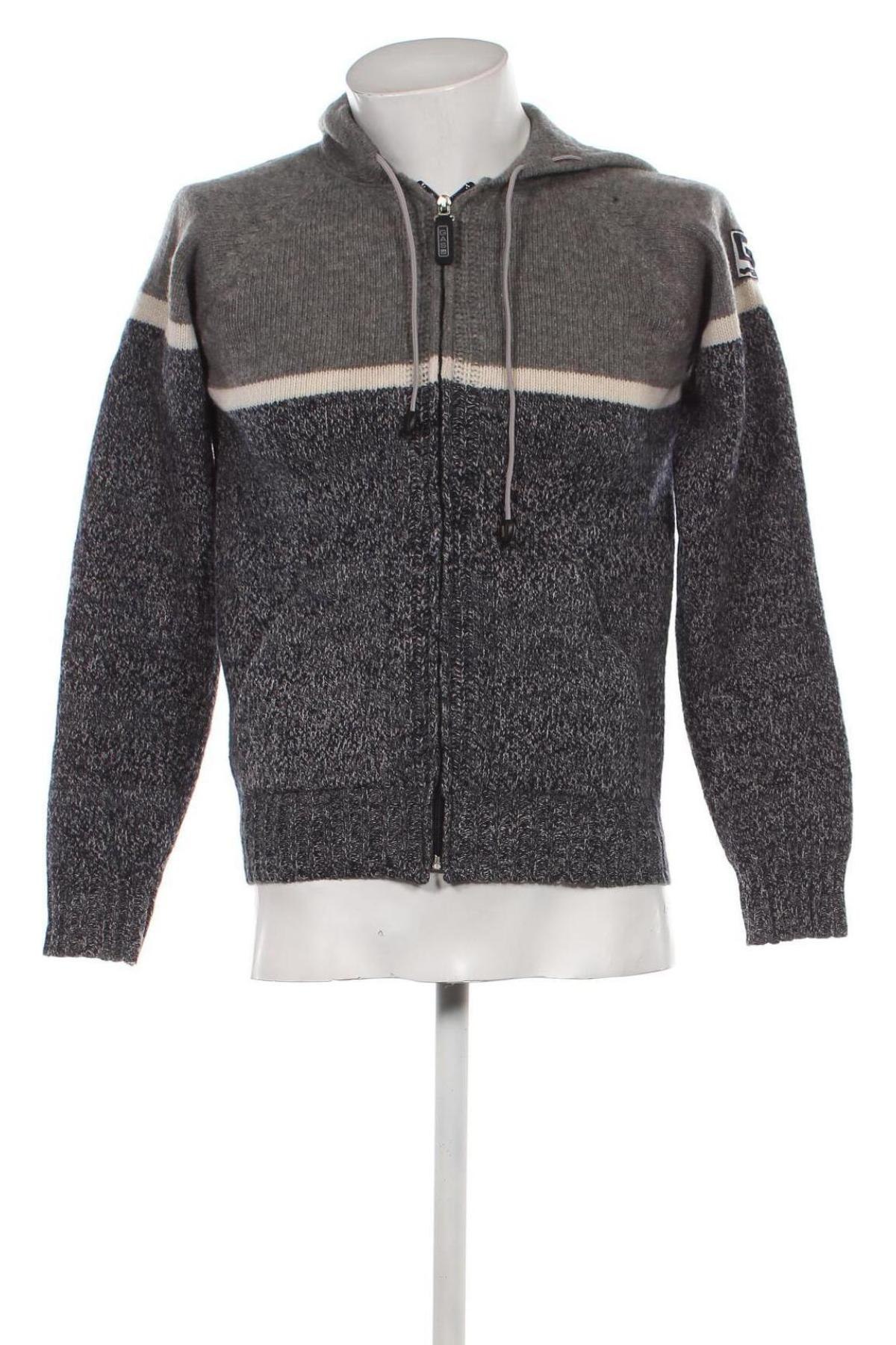 Herren Strickjacke Gas, Größe L, Farbe Grau, Preis € 33,22