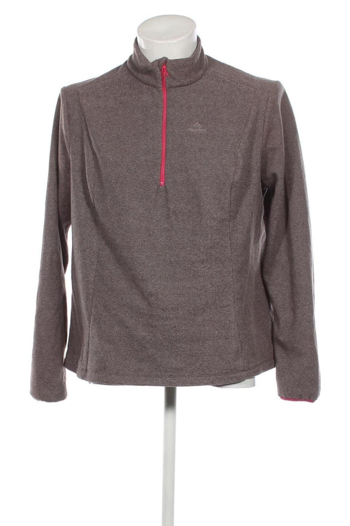 Herren Fleece Shirt, Größe L, Farbe Grau, Preis 6,56 €