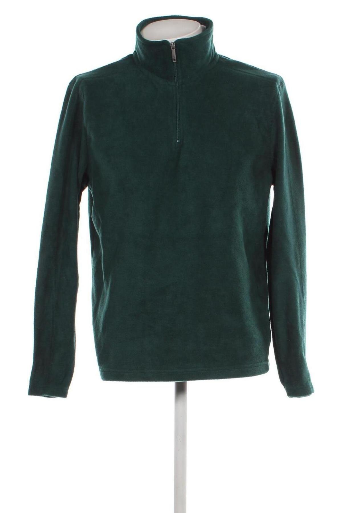 Мъжка поларена блуза Canda, Размер L, Цвят Зелен, Цена 19,00 лв.