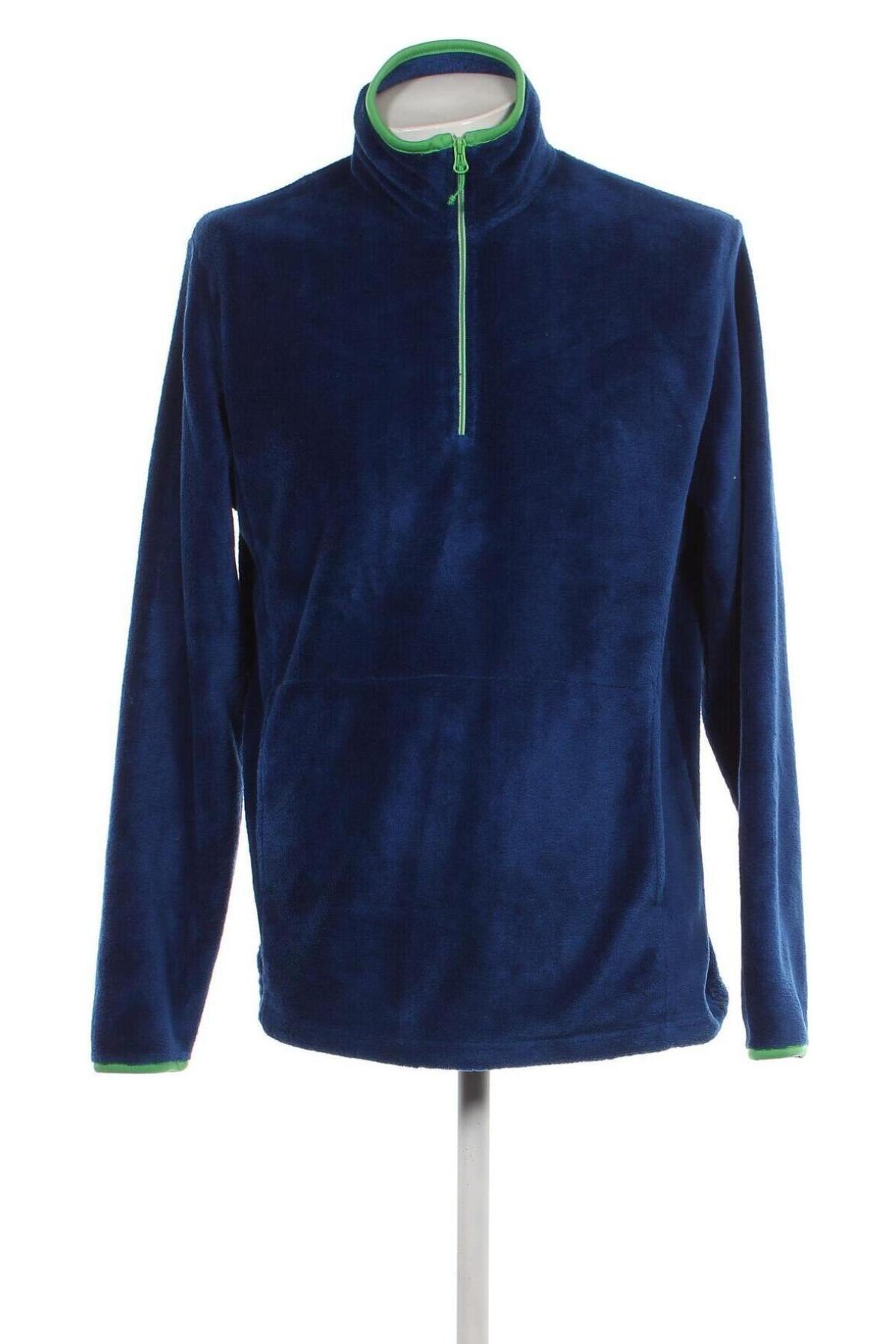 Herren Fleece Shirt Crane, Größe L, Farbe Blau, Preis 7,68 €