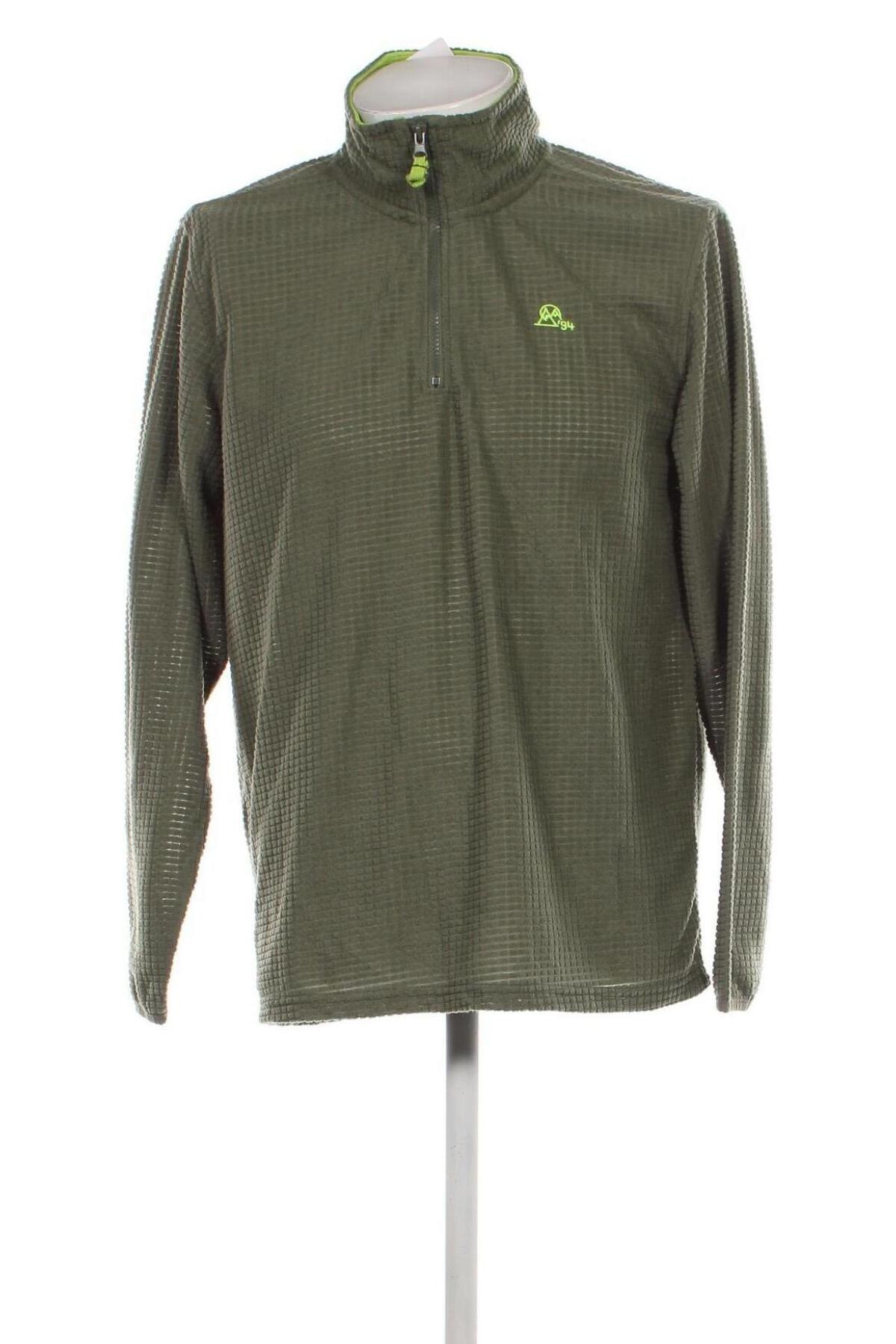Мъжка поларена блуза Identic, Размер L, Цвят Зелен, Цена 9,89 лв.