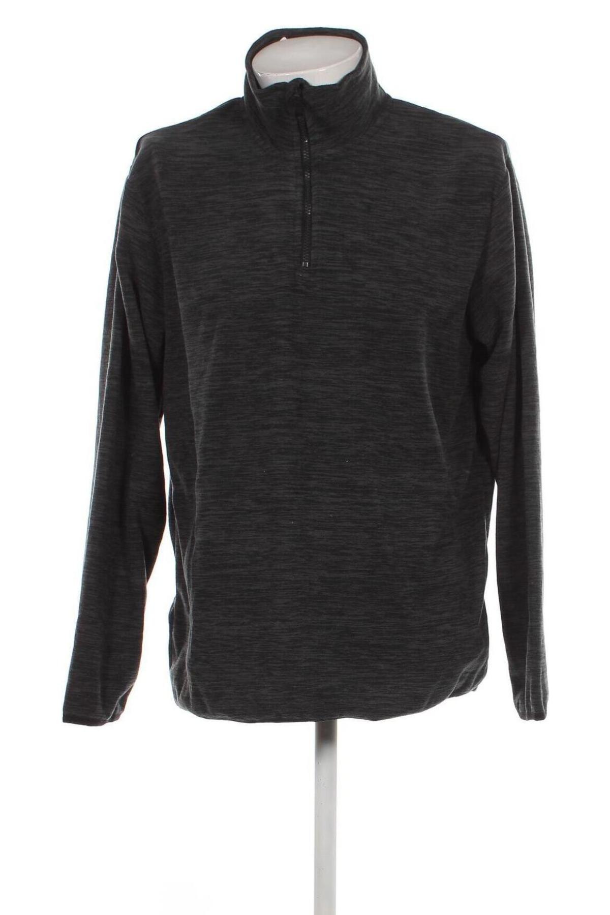 Ανδρική μπλούζα fleece Top Tex, Μέγεθος L, Χρώμα Γκρί, Τιμή 6,35 €