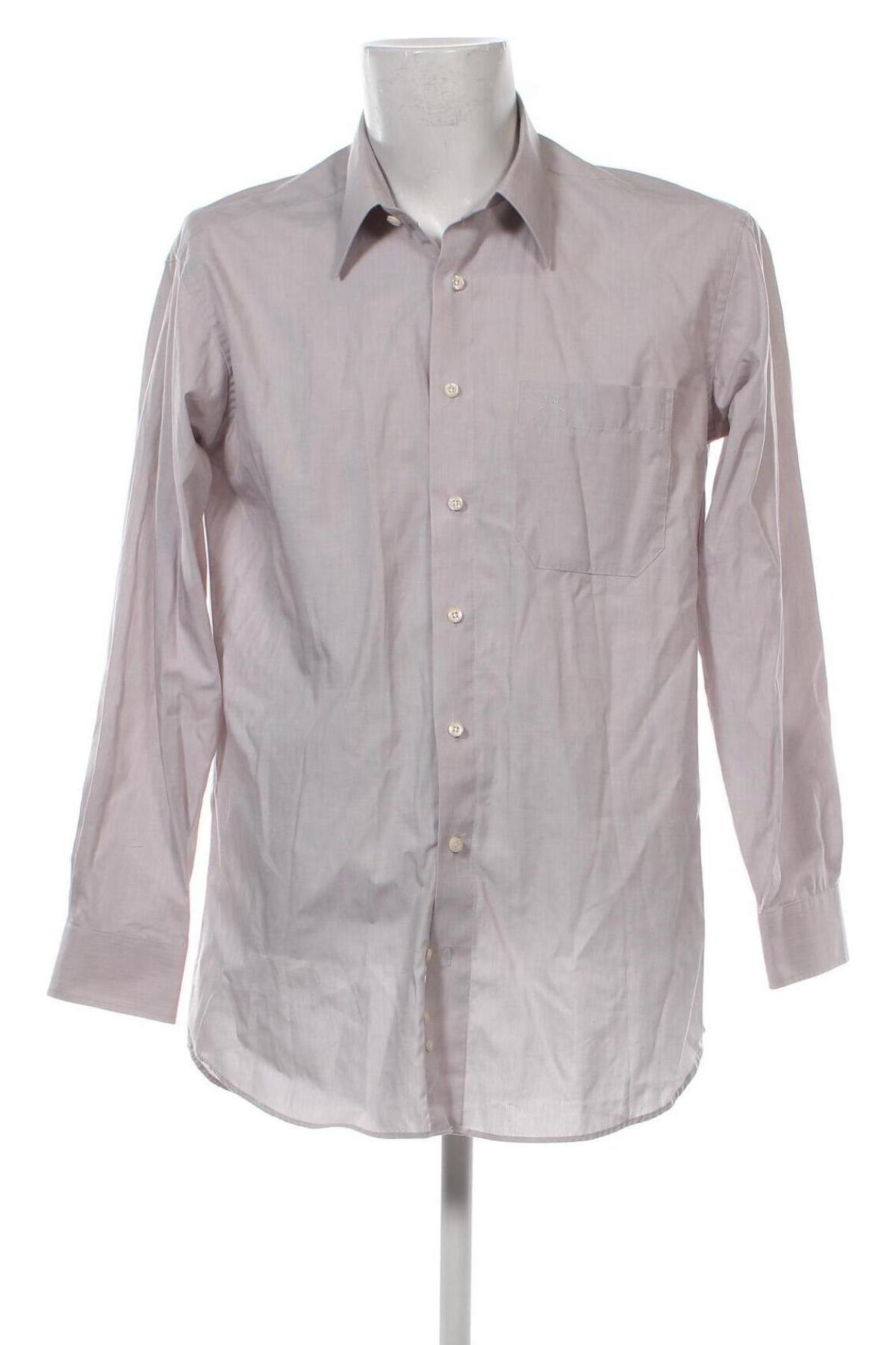 Herrenhemd, Größe L, Farbe Grau, Preis 8,10 €