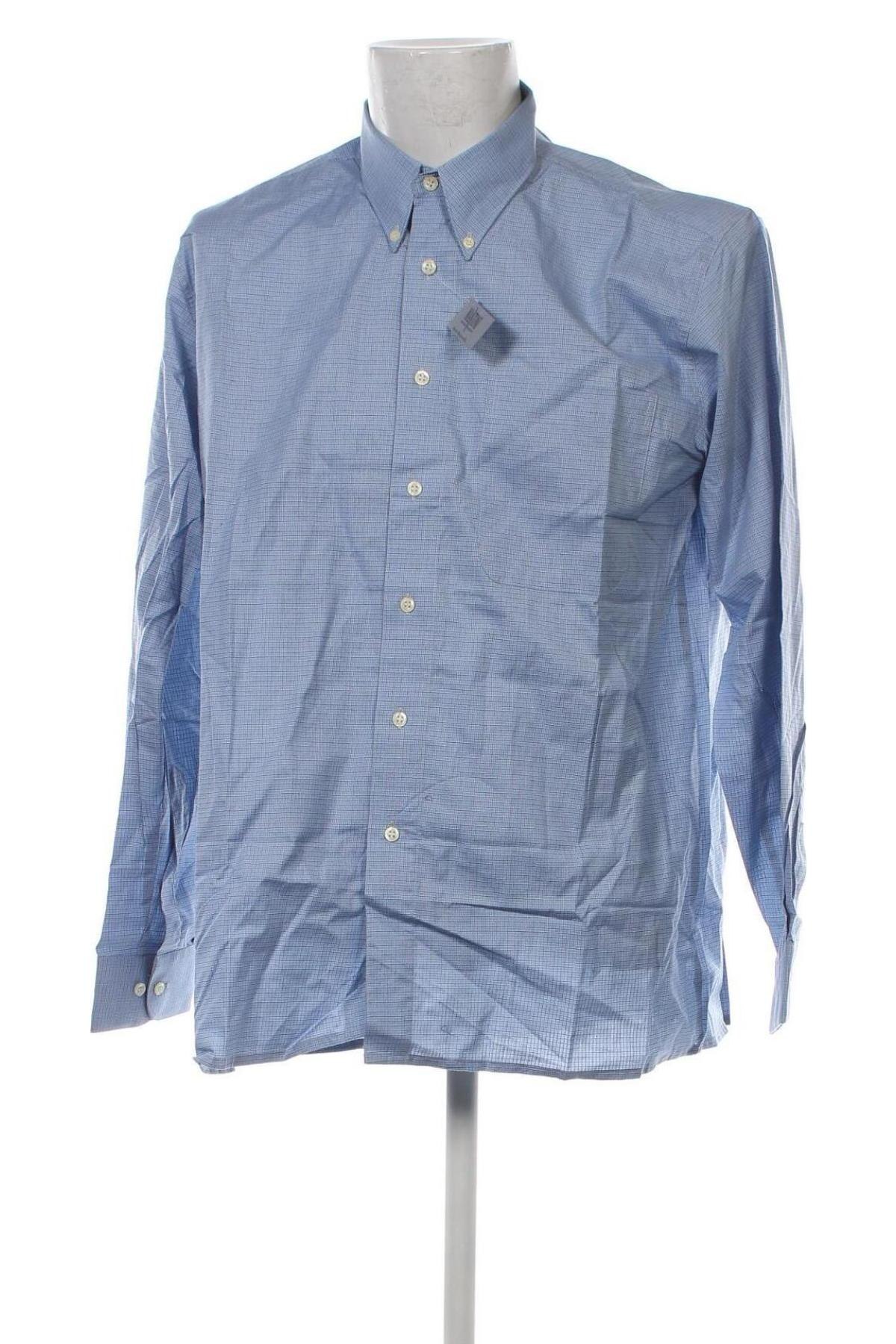 Ανδρικό πουκάμισο, Μέγεθος L, Χρώμα Μπλέ, Τιμή 23,53 €