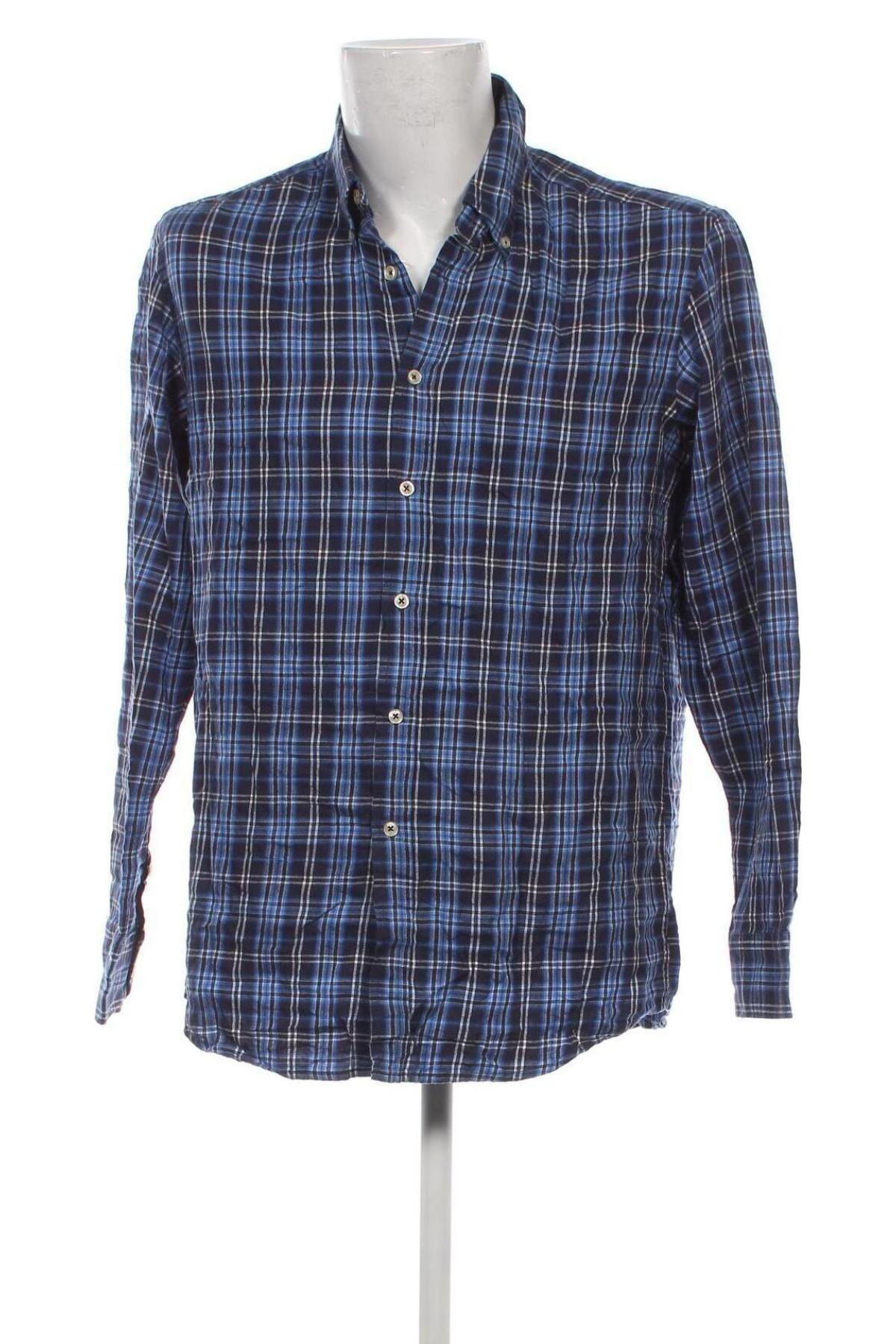 Ανδρικό πουκάμισο, Μέγεθος XL, Χρώμα Μπλέ, Τιμή 5,56 €