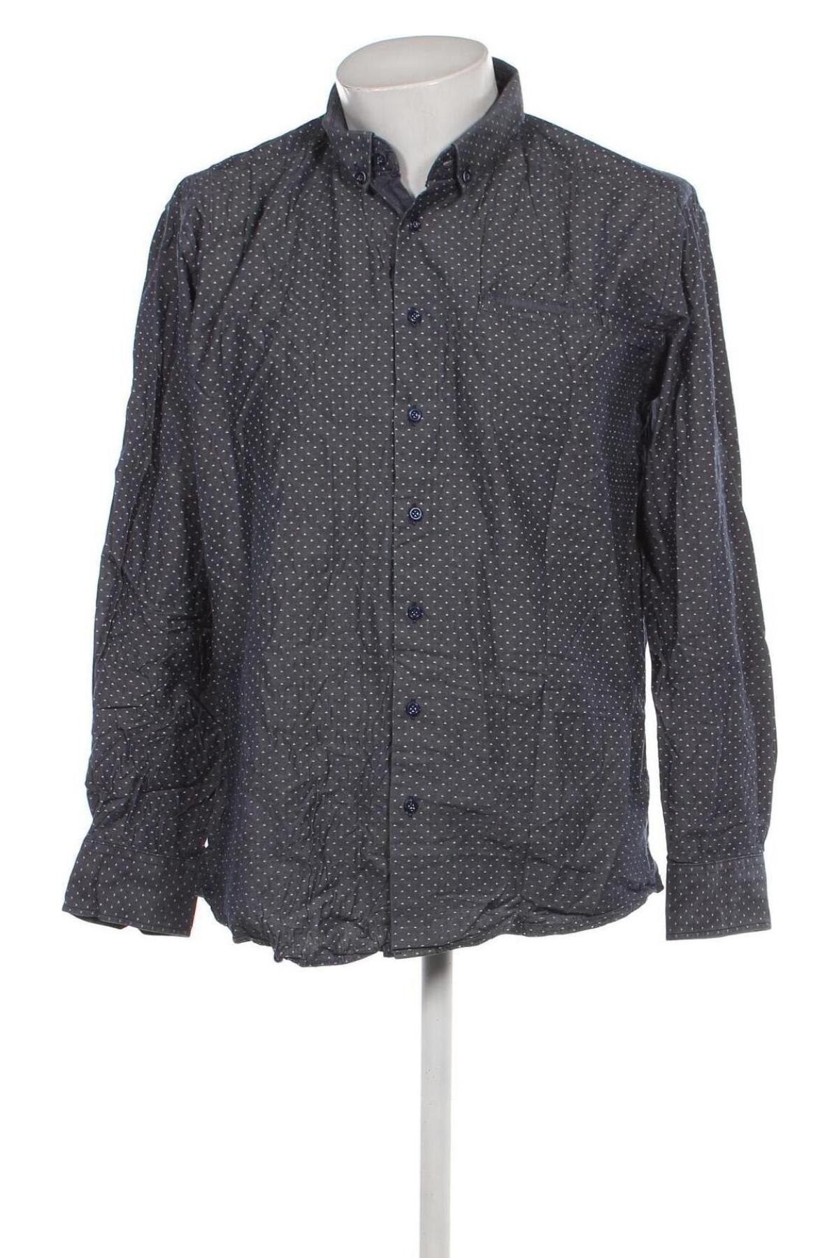 Ανδρικό πουκάμισο, Μέγεθος XL, Χρώμα Μπλέ, Τιμή 3,95 €