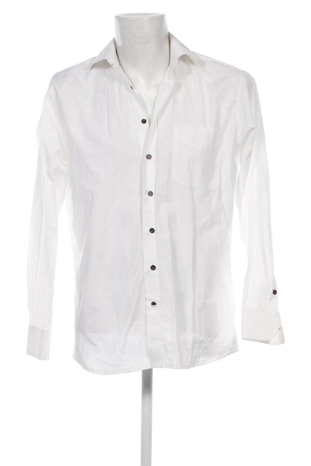 Ανδρικό πουκάμισο, Μέγεθος S, Χρώμα Λευκό, Τιμή 14,84 €