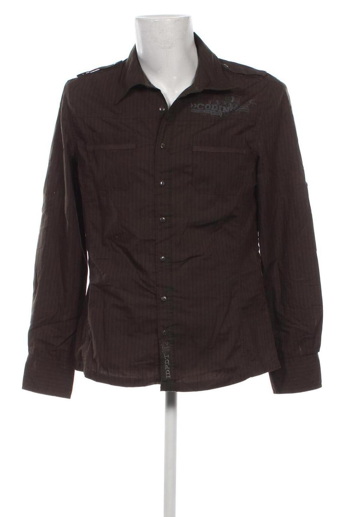 Ανδρικό πουκάμισο 98-86, Μέγεθος L, Χρώμα Πράσινο, Τιμή 10,30 €
