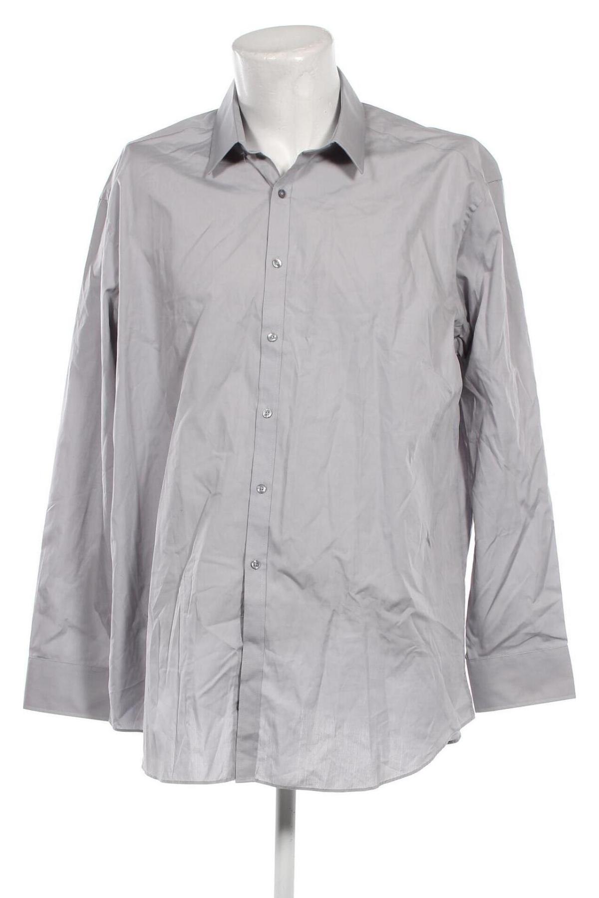 Ανδρικό πουκάμισο Angelo Litrico, Μέγεθος XXL, Χρώμα Γκρί, Τιμή 5,56 €