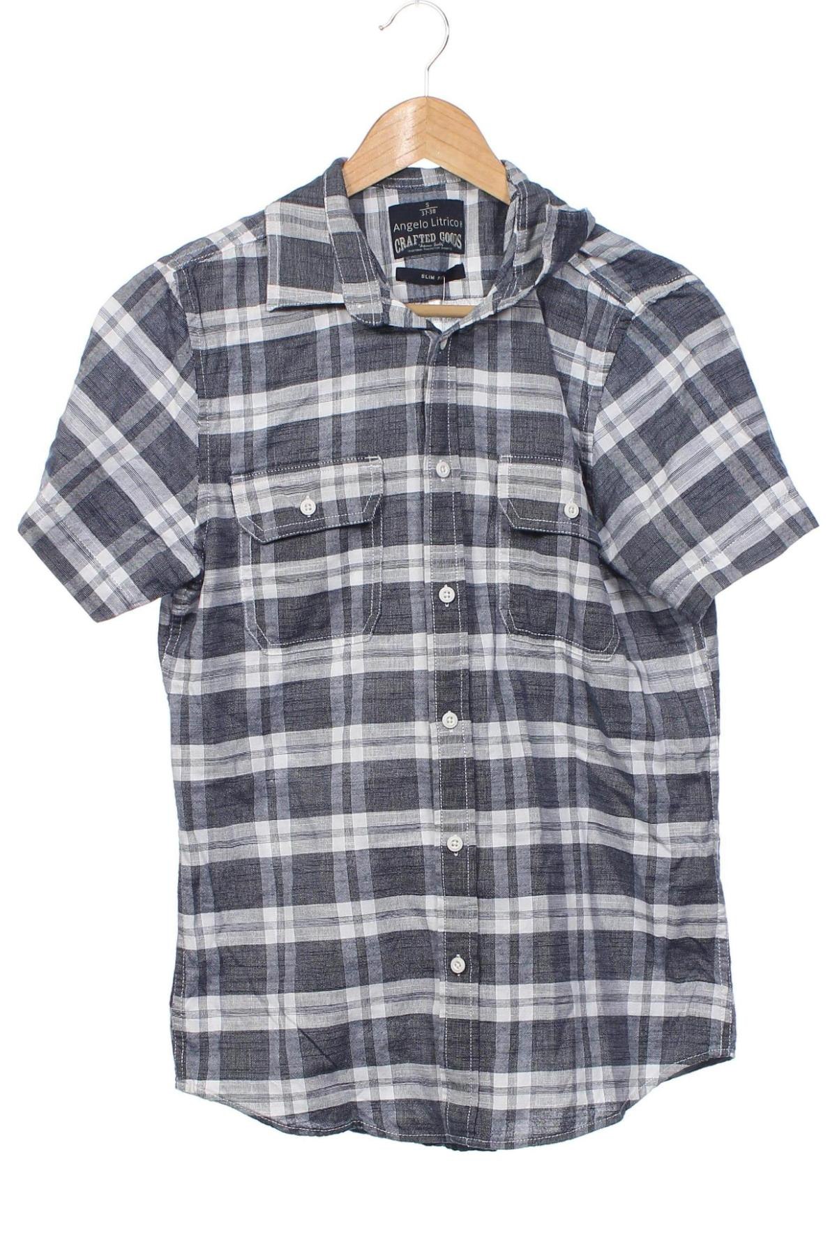 Ανδρικό πουκάμισο Angelo Litrico, Μέγεθος S, Χρώμα Μπλέ, Τιμή 8,10 €