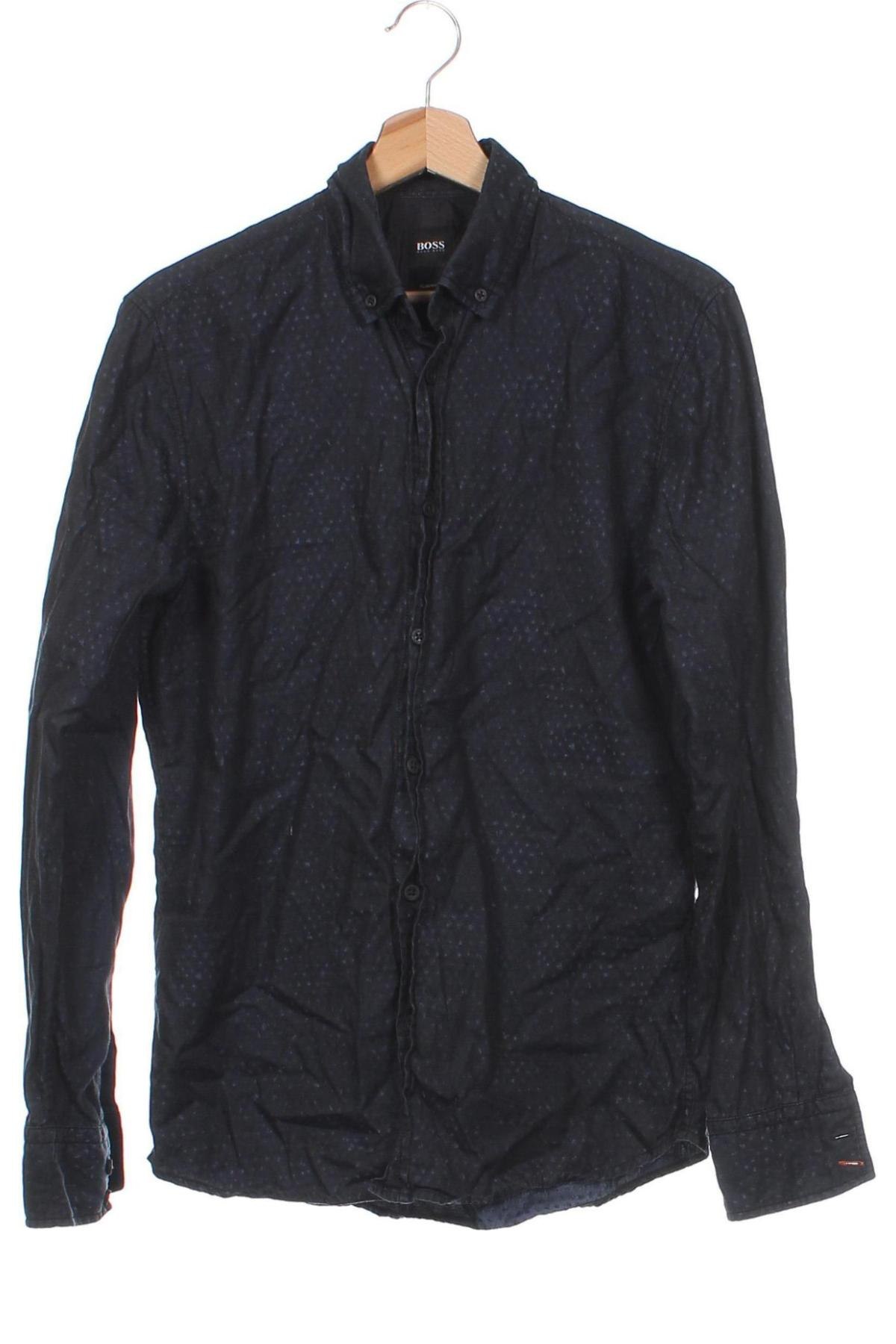 Ανδρικό πουκάμισο BOSS, Μέγεθος S, Χρώμα Μπλέ, Τιμή 71,75 €