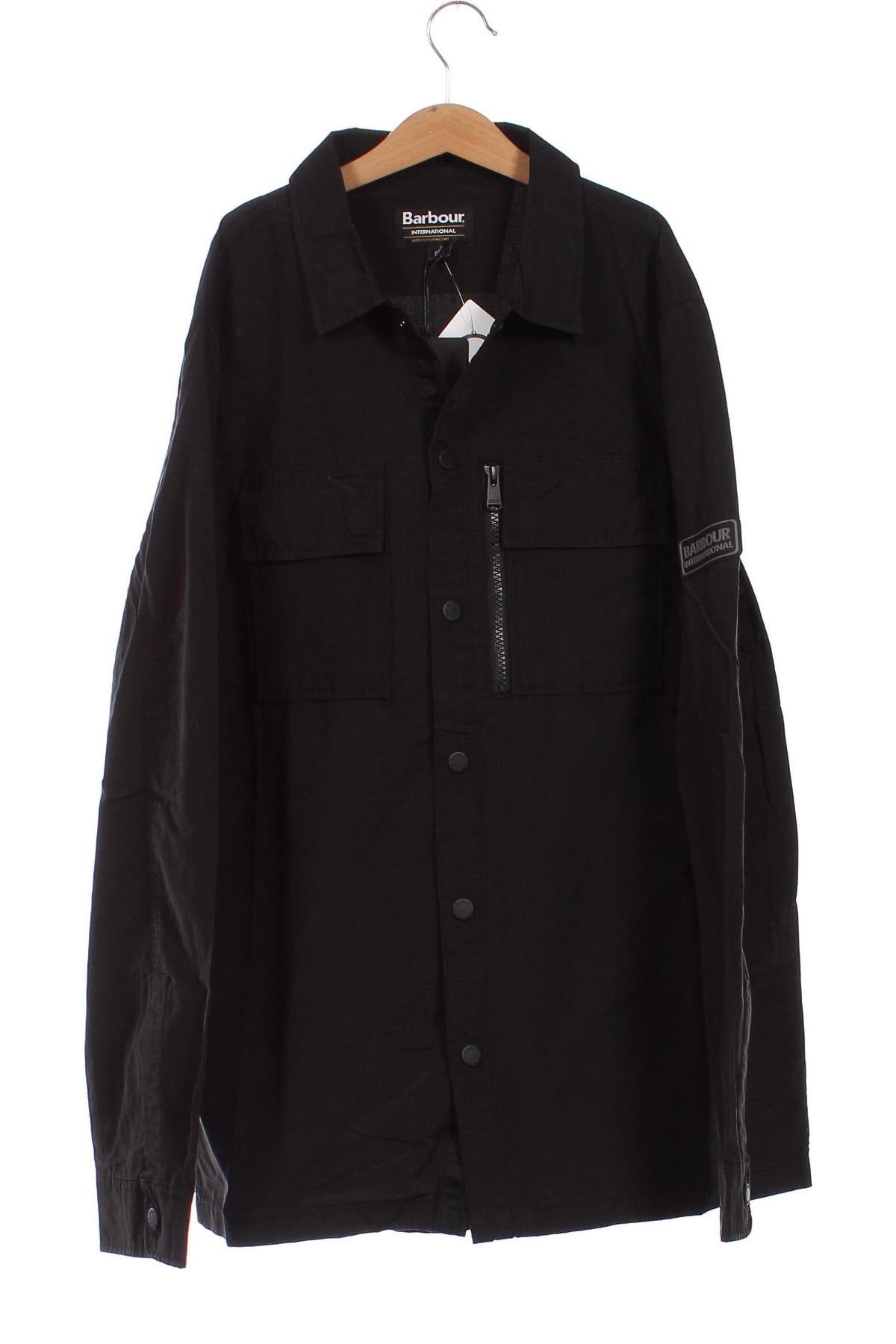 Ανδρικό πουκάμισο Barbour, Μέγεθος S, Χρώμα Μαύρο, Τιμή 82,99 €