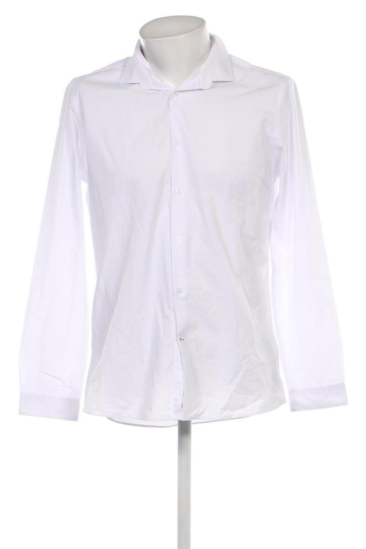 Herrenhemd Burton of London, Größe L, Farbe Weiß, Preis 23,66 €