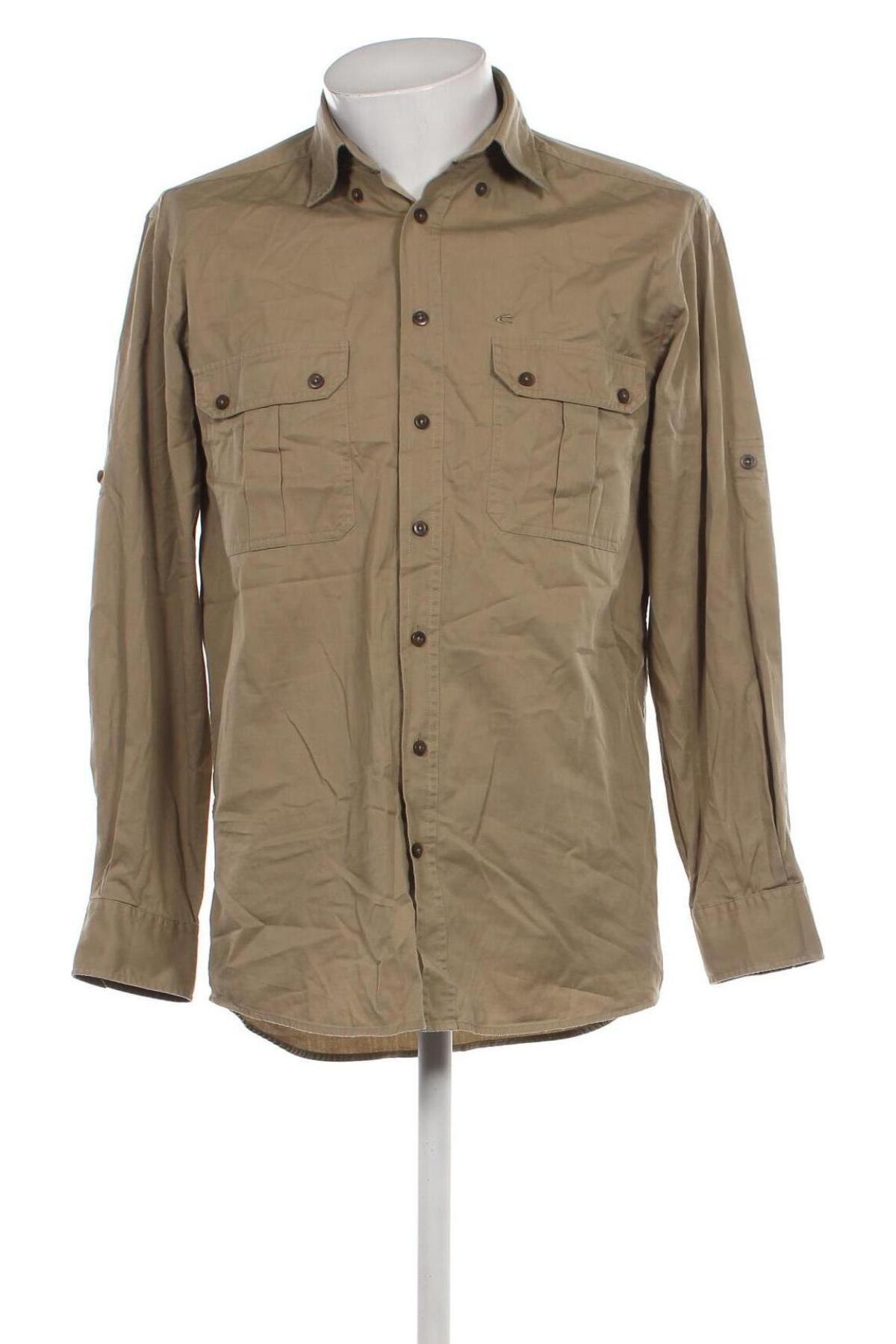 Ανδρικό πουκάμισο Camel Active, Μέγεθος S, Χρώμα Πράσινο, Τιμή 13,61 €