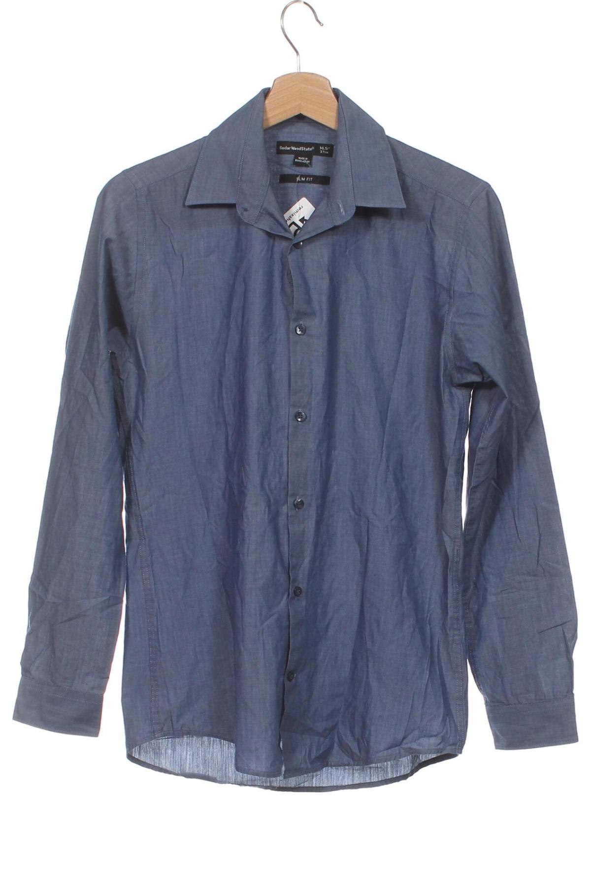 Herrenhemd CedarWood State, Größe S, Farbe Blau, Preis 3,03 €