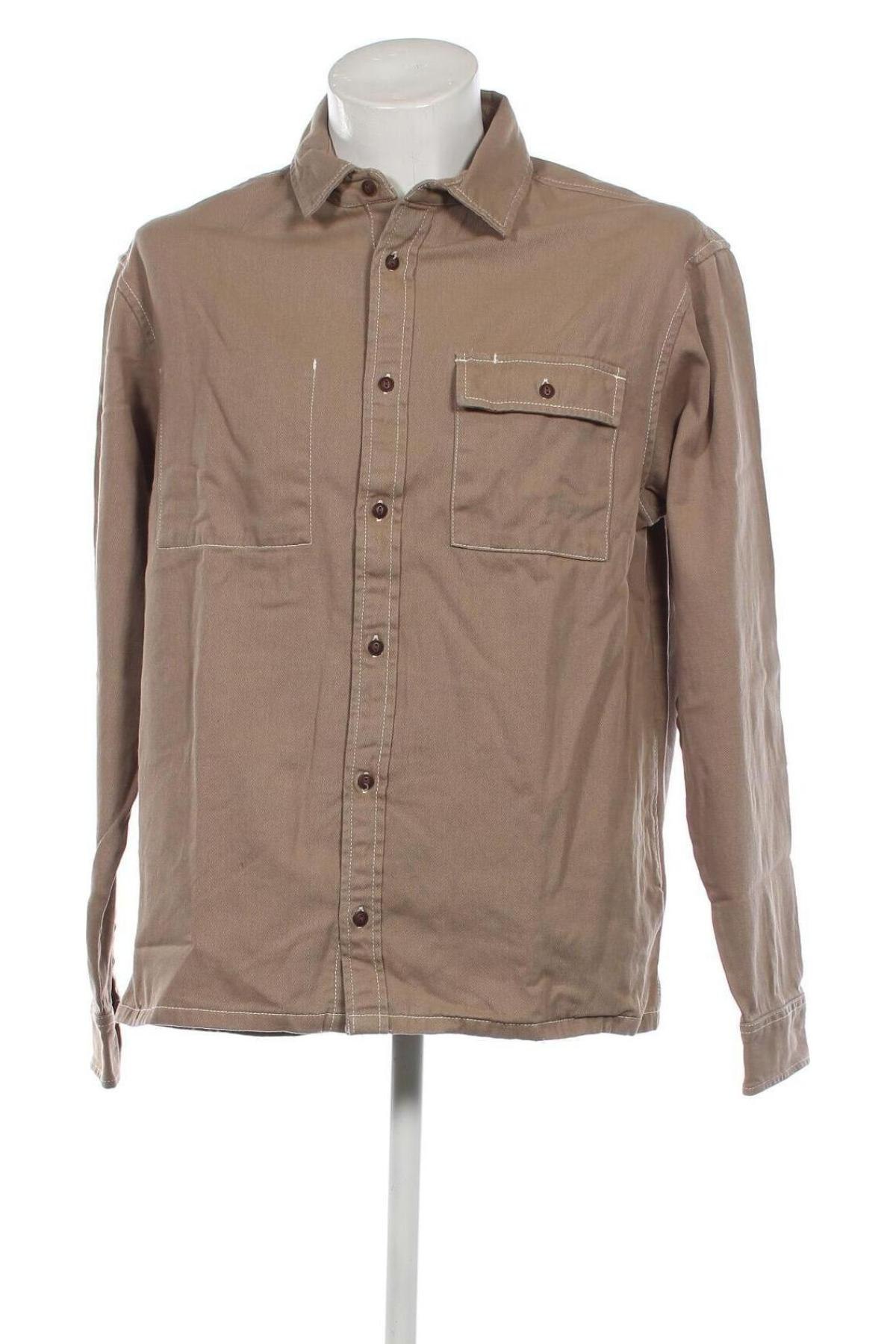 Ανδρικό πουκάμισο Element, Μέγεθος L, Χρώμα  Μπέζ, Τιμή 17,86 €