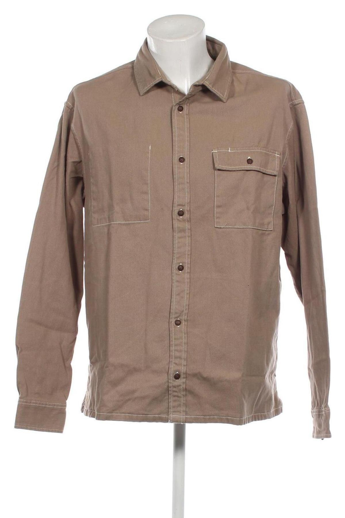 Ανδρικό πουκάμισο Element, Μέγεθος XL, Χρώμα  Μπέζ, Τιμή 17,86 €