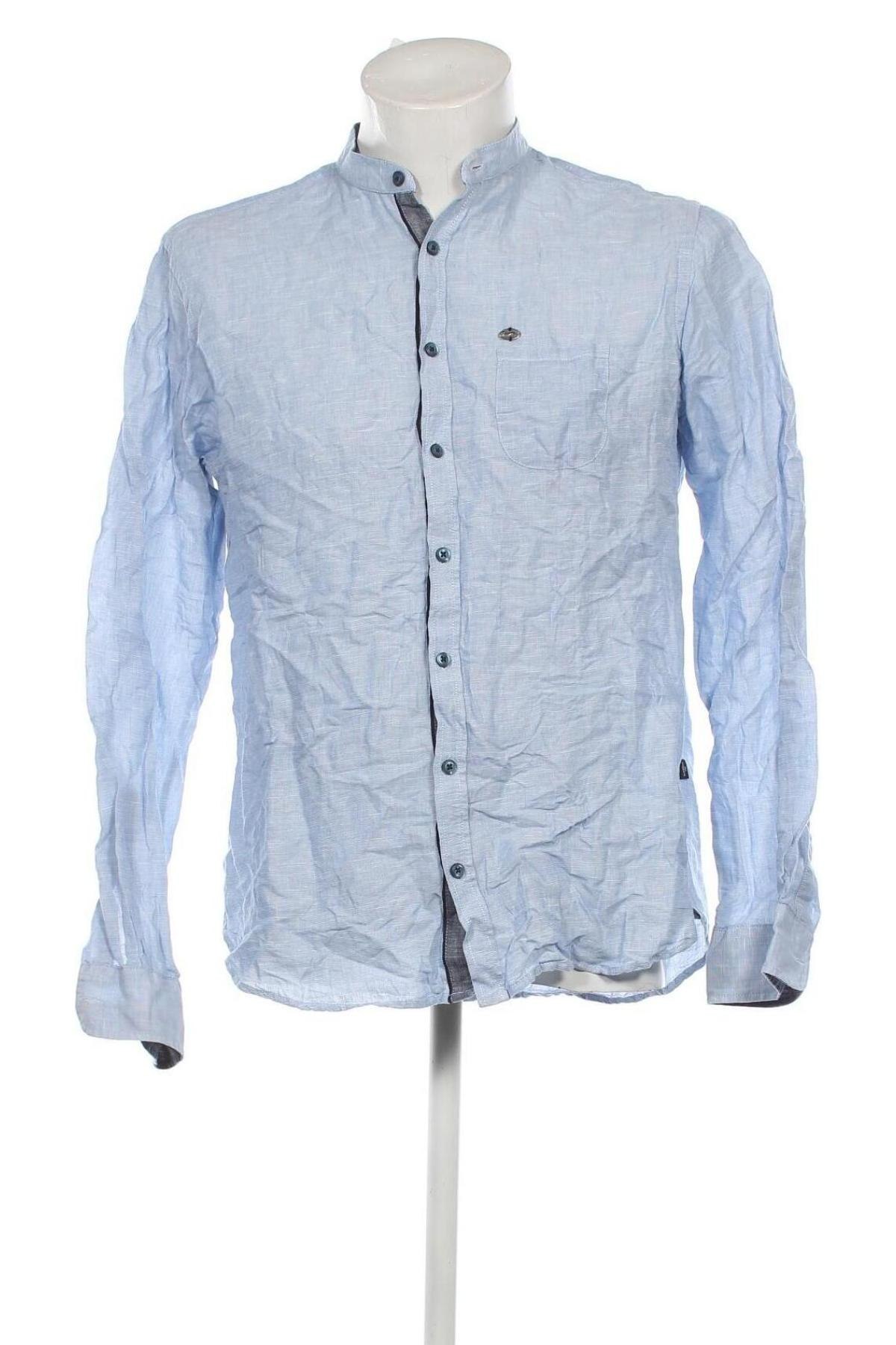Ανδρικό πουκάμισο Engbers, Μέγεθος M, Χρώμα Μπλέ, Τιμή 27,56 €