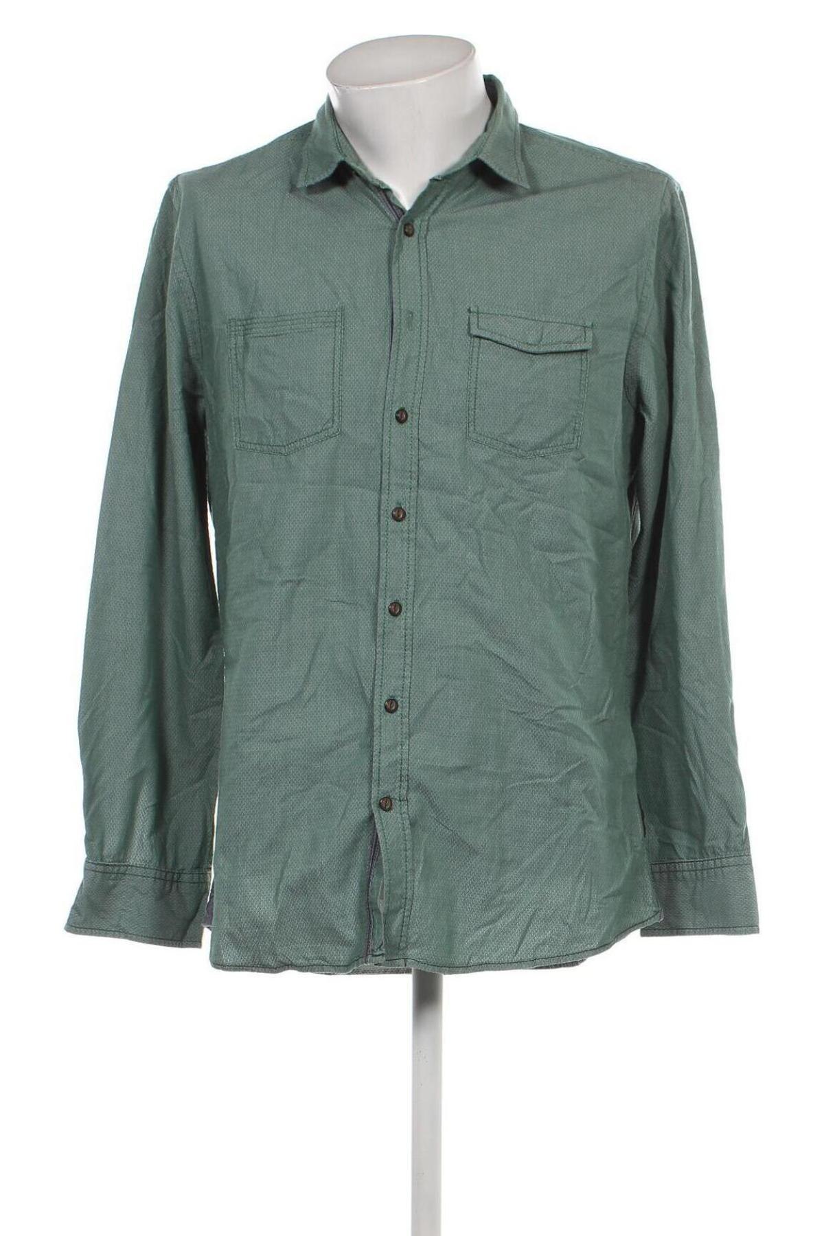 Мъжка риза Engbers, Размер L, Цвят Зелен, Цена 36,85 лв.