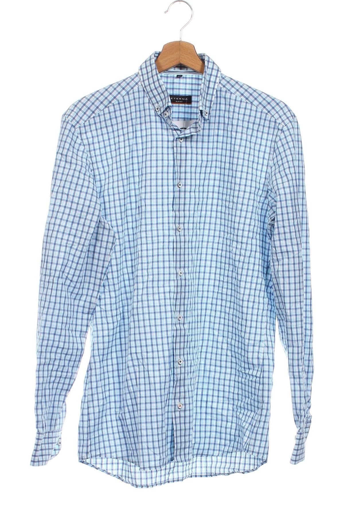 Ανδρικό πουκάμισο Eterna, Μέγεθος M, Χρώμα Πολύχρωμο, Τιμή 27,56 €