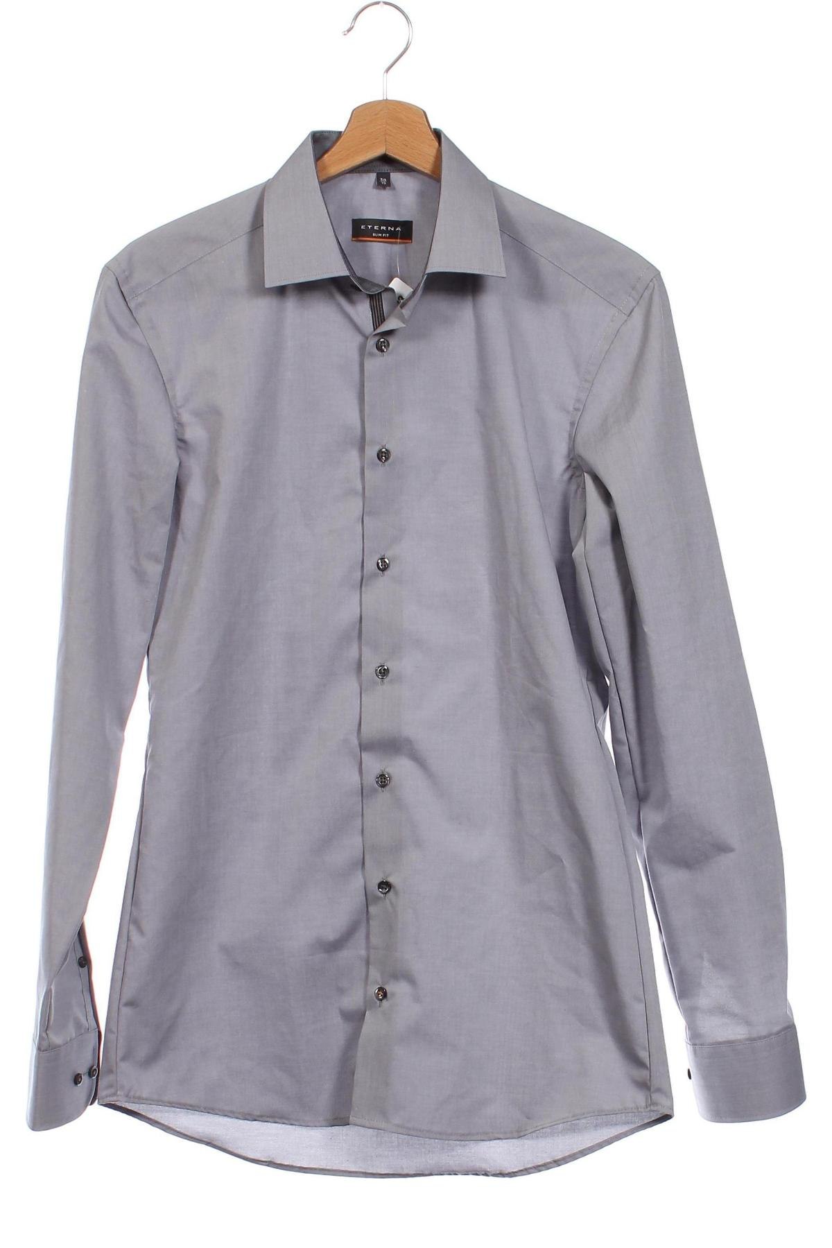 Herrenhemd Eterna, Größe S, Farbe Grau, Preis 20,67 €