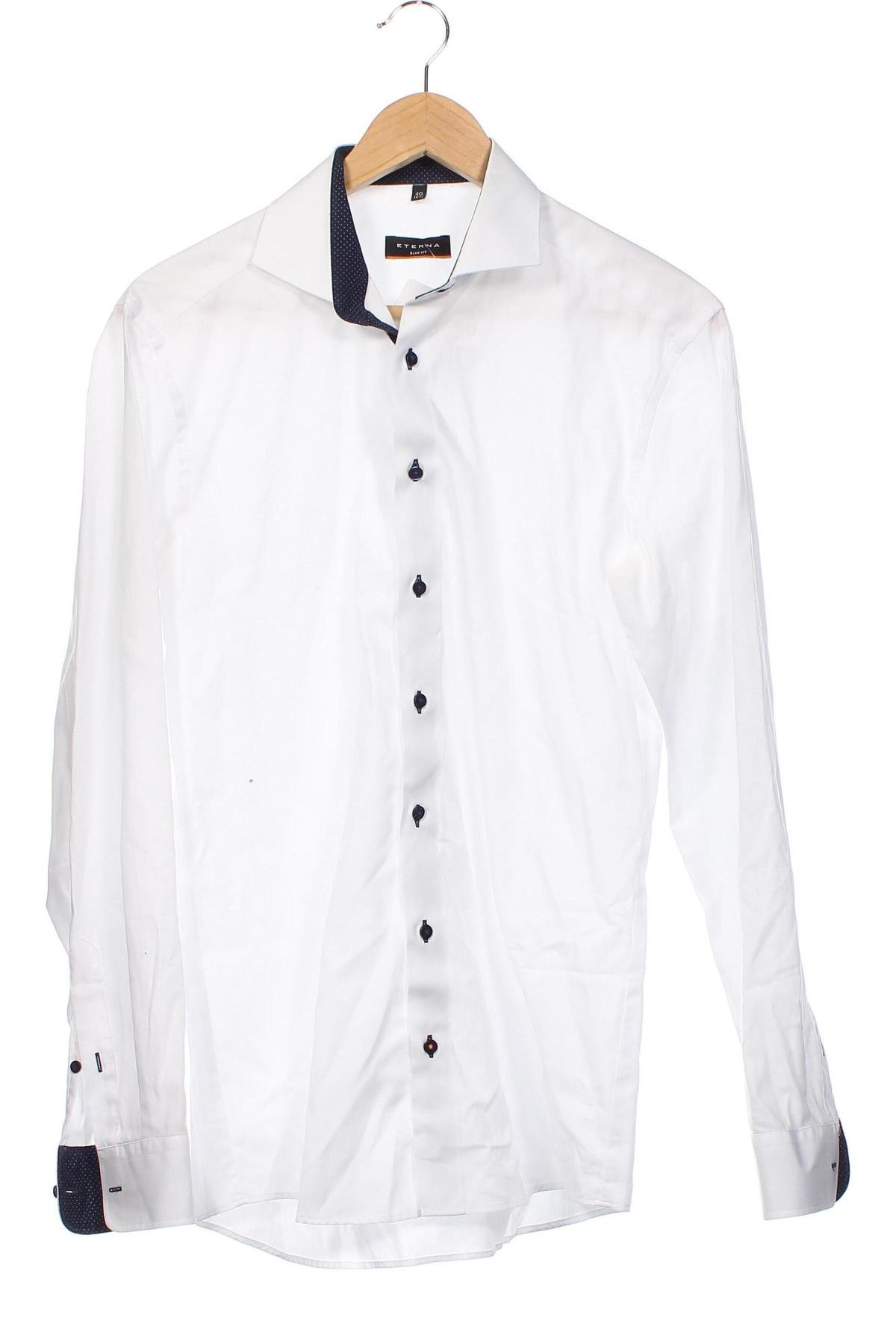 Ανδρικό πουκάμισο Eterna, Μέγεθος M, Χρώμα Λευκό, Τιμή 15,68 €