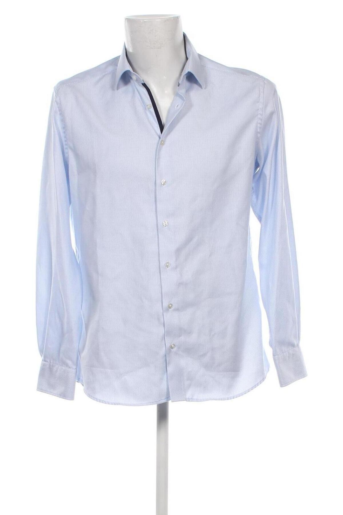 Ανδρικό πουκάμισο Eterna, Μέγεθος M, Χρώμα Μπλέ, Τιμή 28,13 €