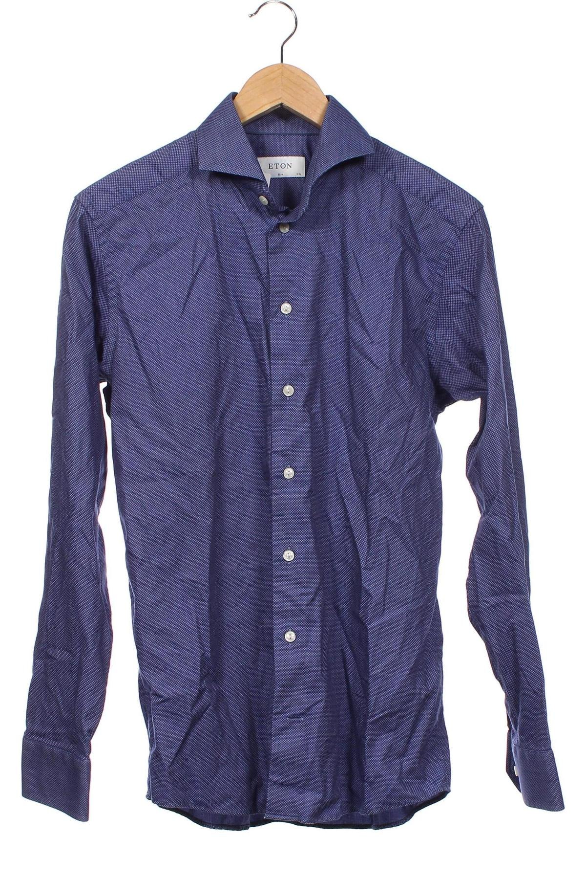 Ανδρικό πουκάμισο Eton, Μέγεθος M, Χρώμα Βιολετί, Τιμή 19,89 €